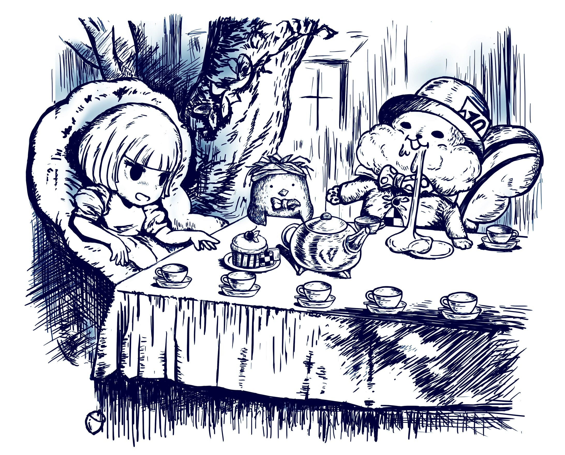 不思議の国のアリス挿絵風-1