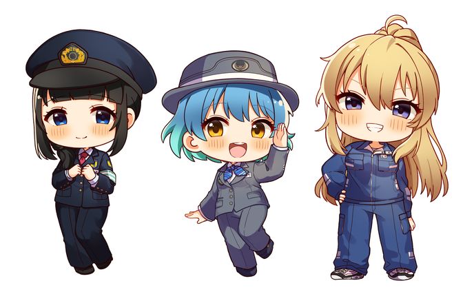 [ジェイアールバステック株式会社　非公式キャラクター]デフォルメイラスト