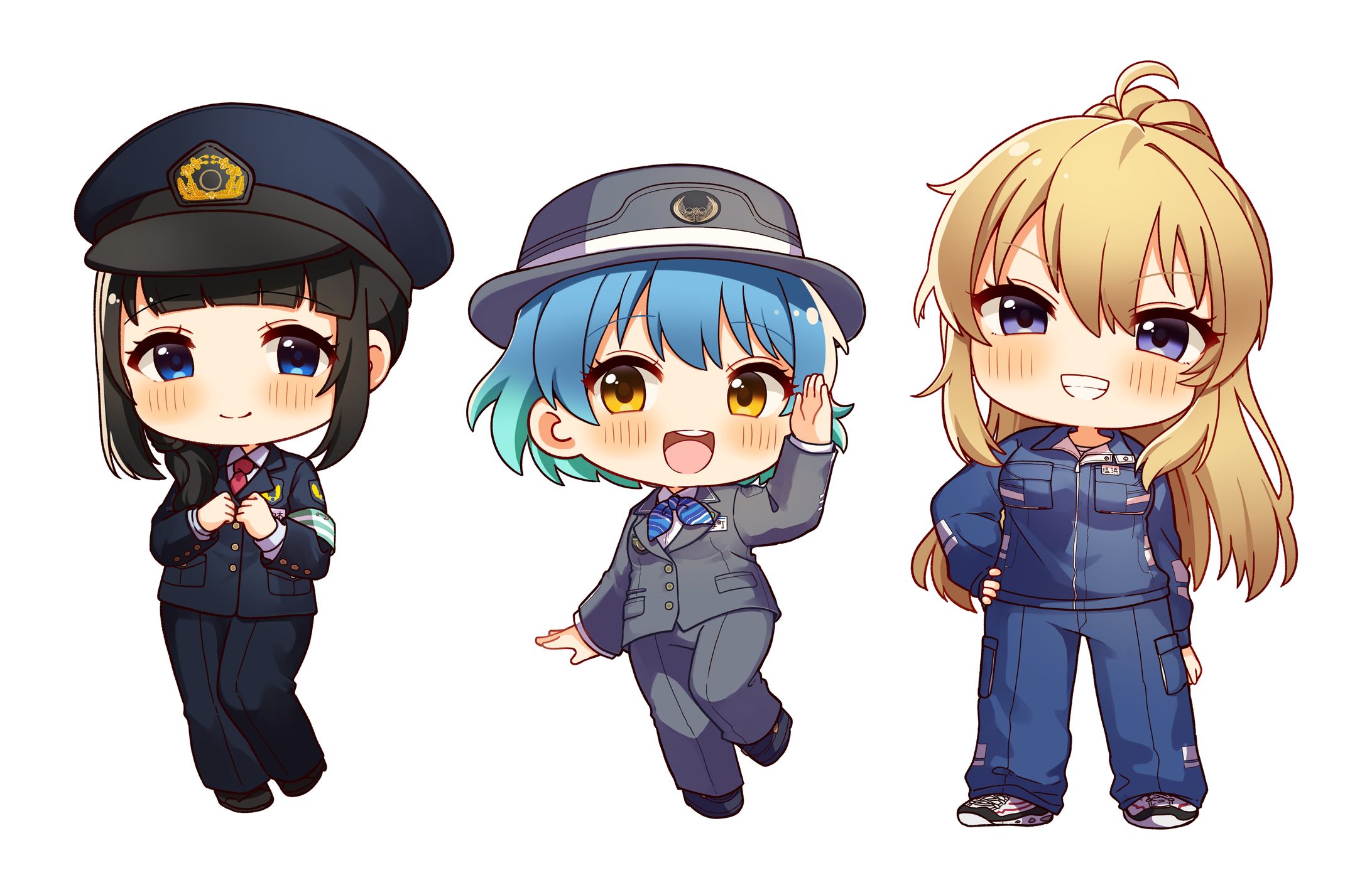 [ジェイアールバステック株式会社　非公式キャラクター]デフォルメイラスト-1