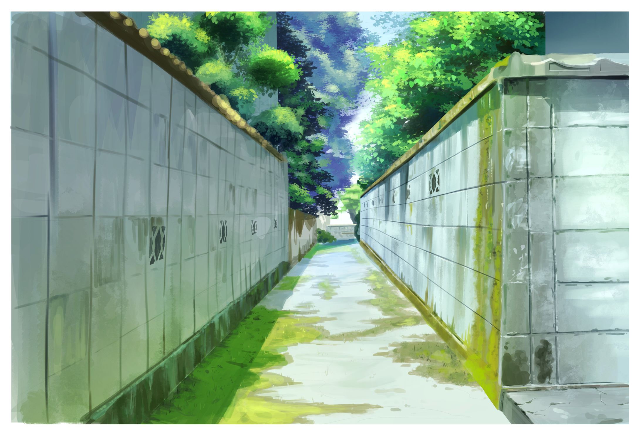背景イラスト練習　#2-1