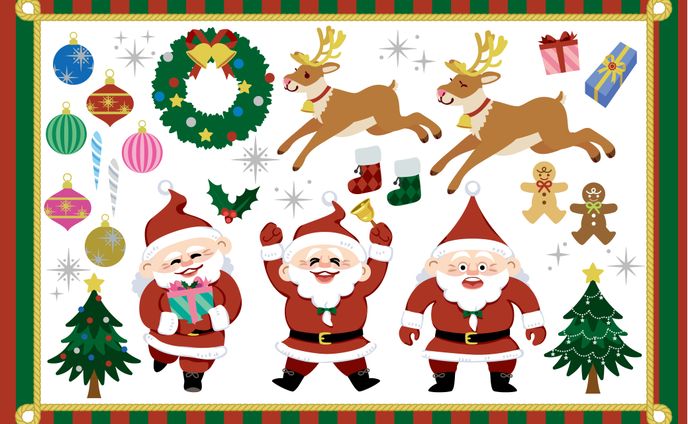 クリスマス_Illustrator素材