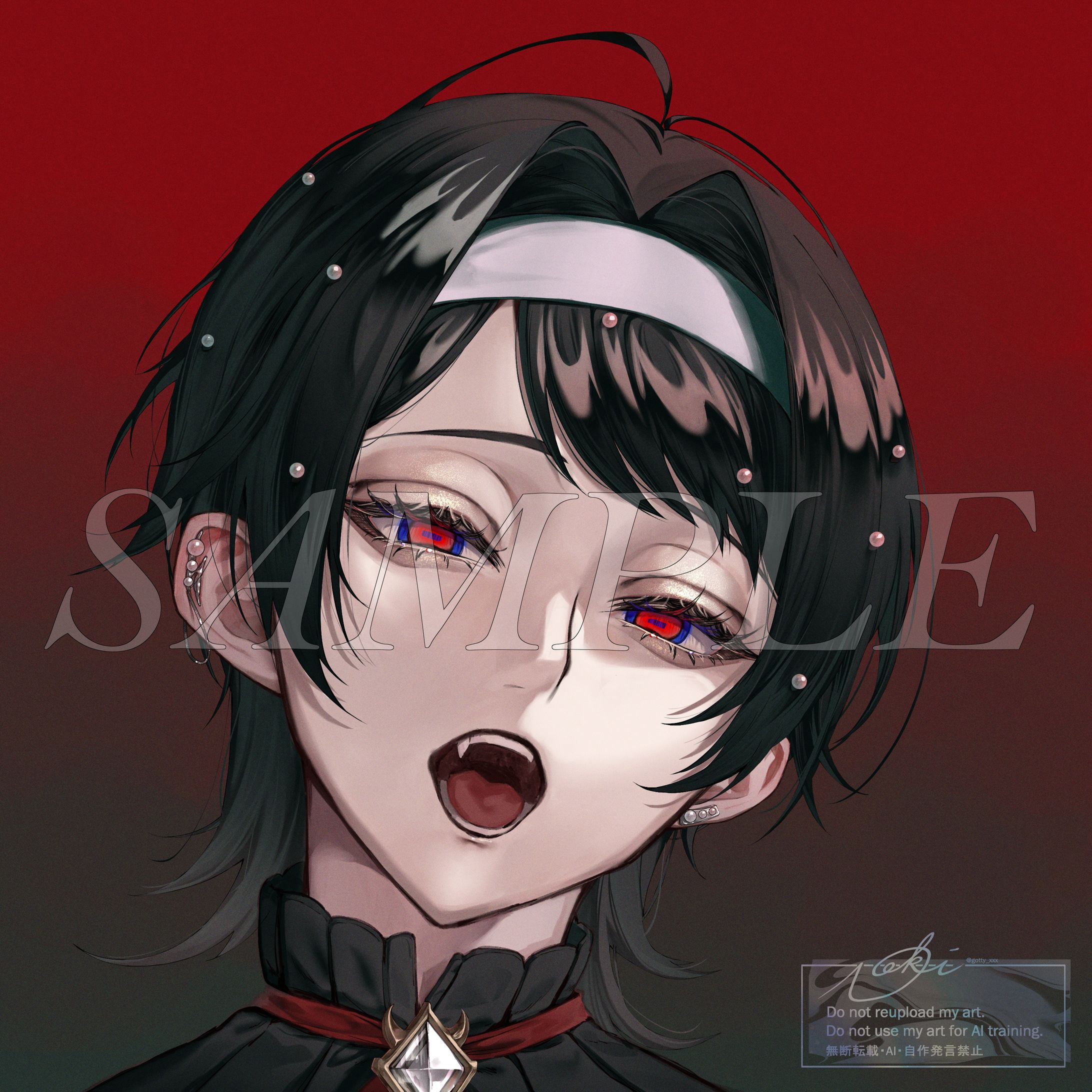 IRIAMライバー１枚イラスト-1
