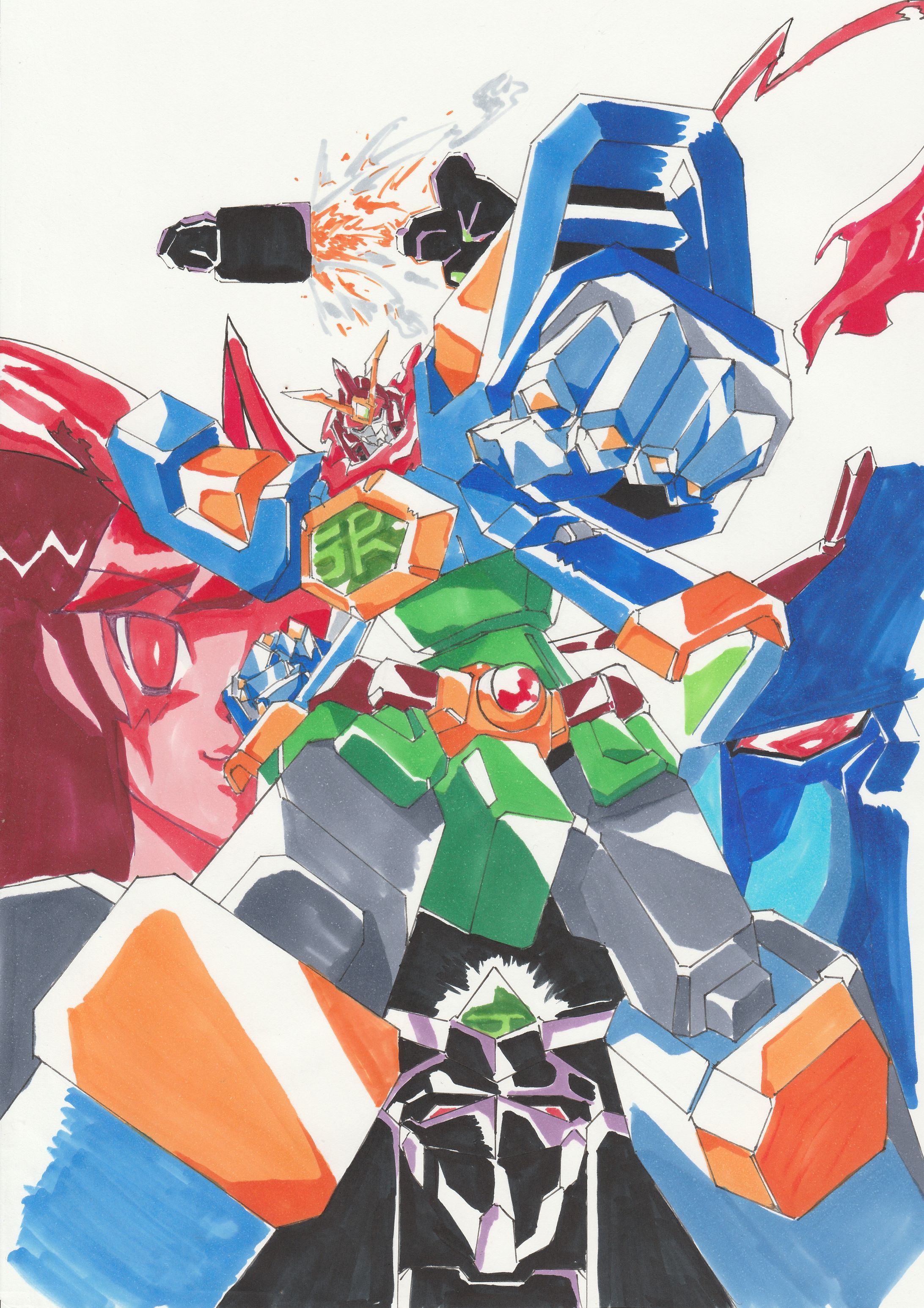 VTuber on スーパーロボット-1