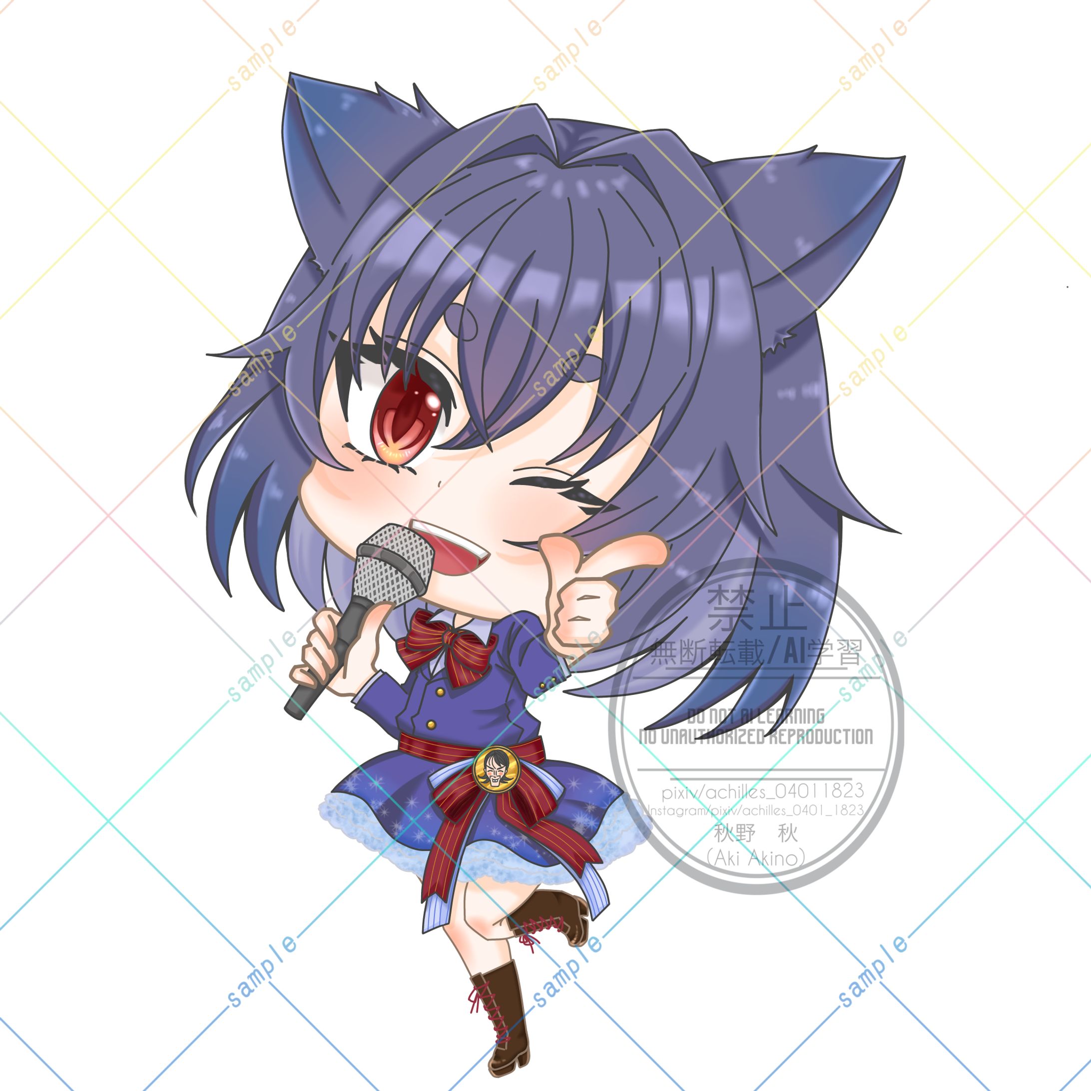 配信内の有償SDイラスト企画-1