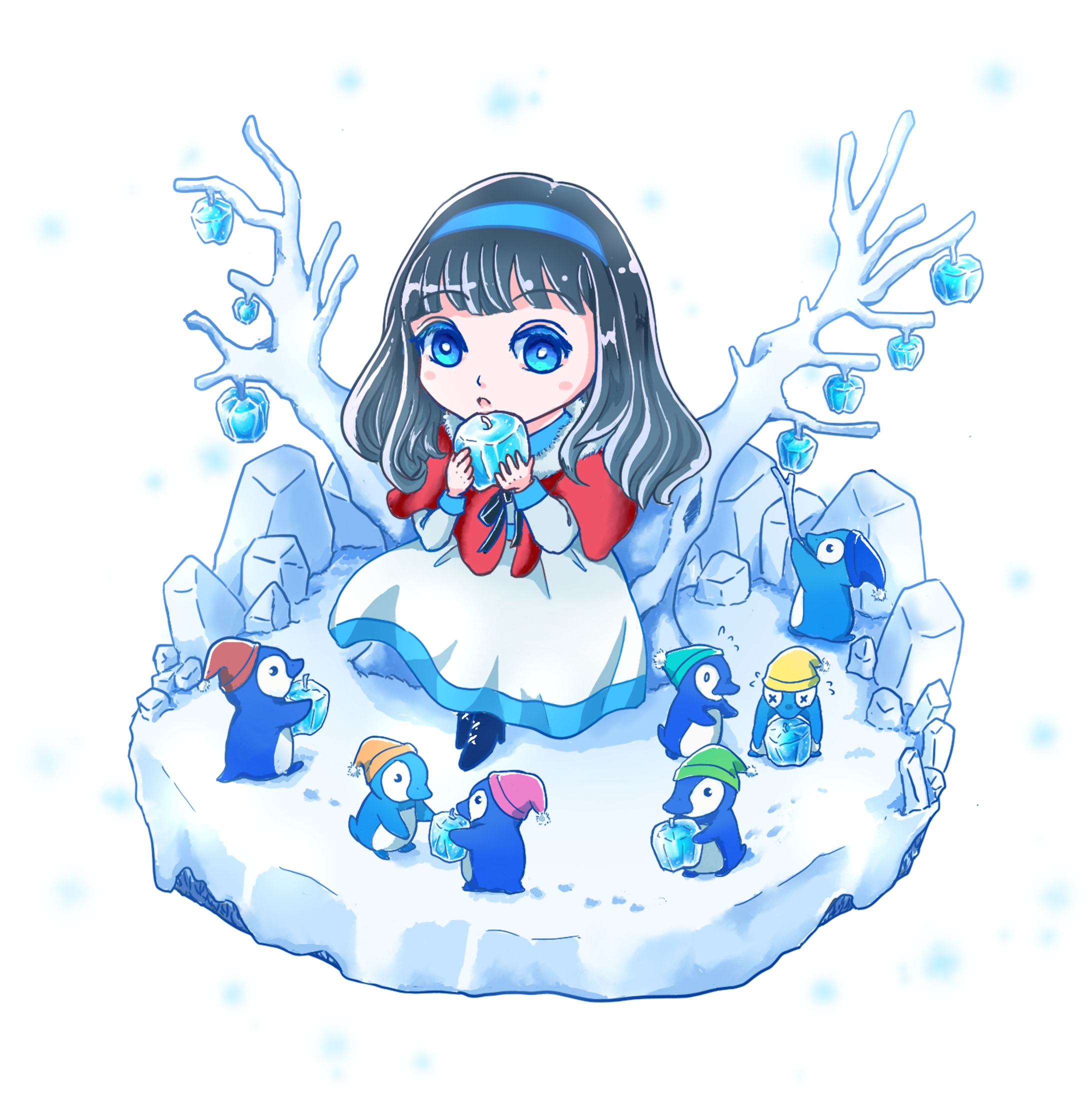 氷のリンゴはどんな味？-1