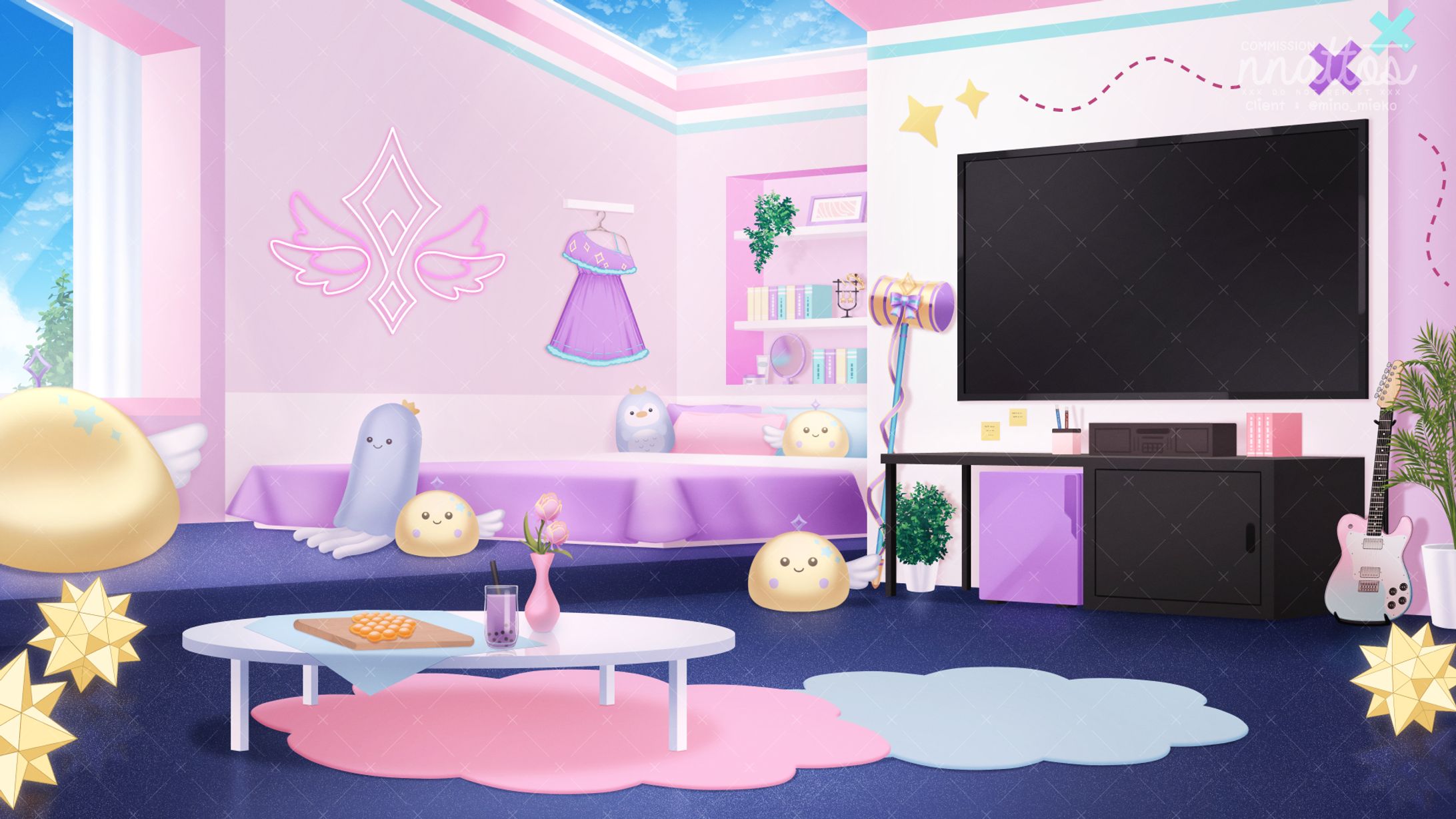Commission : Vtuber Background-1