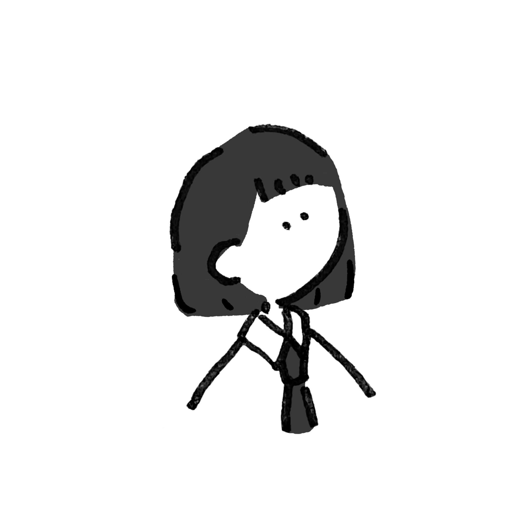 シンプルな女の子-1