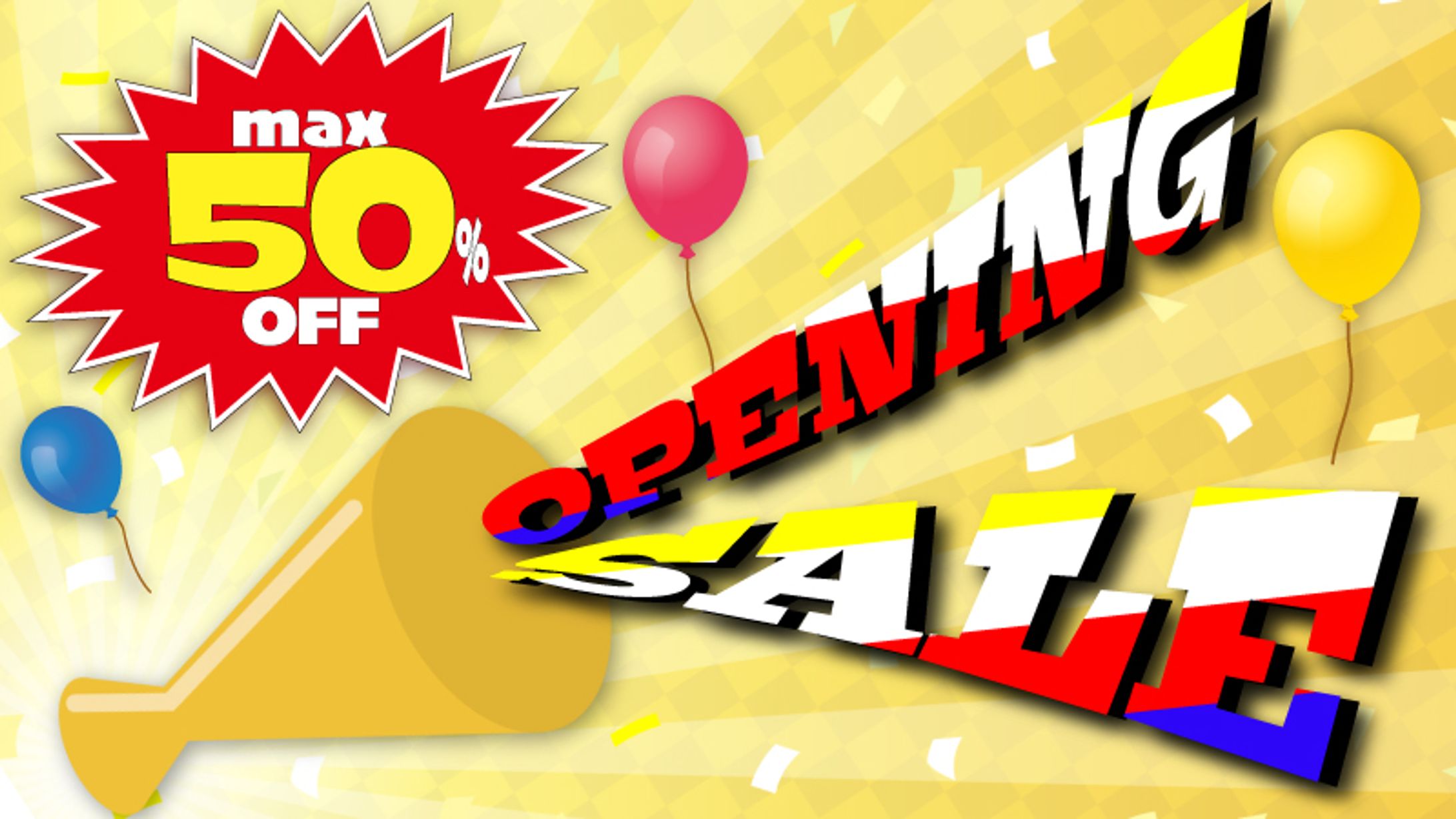 オープニングセールPOP-1