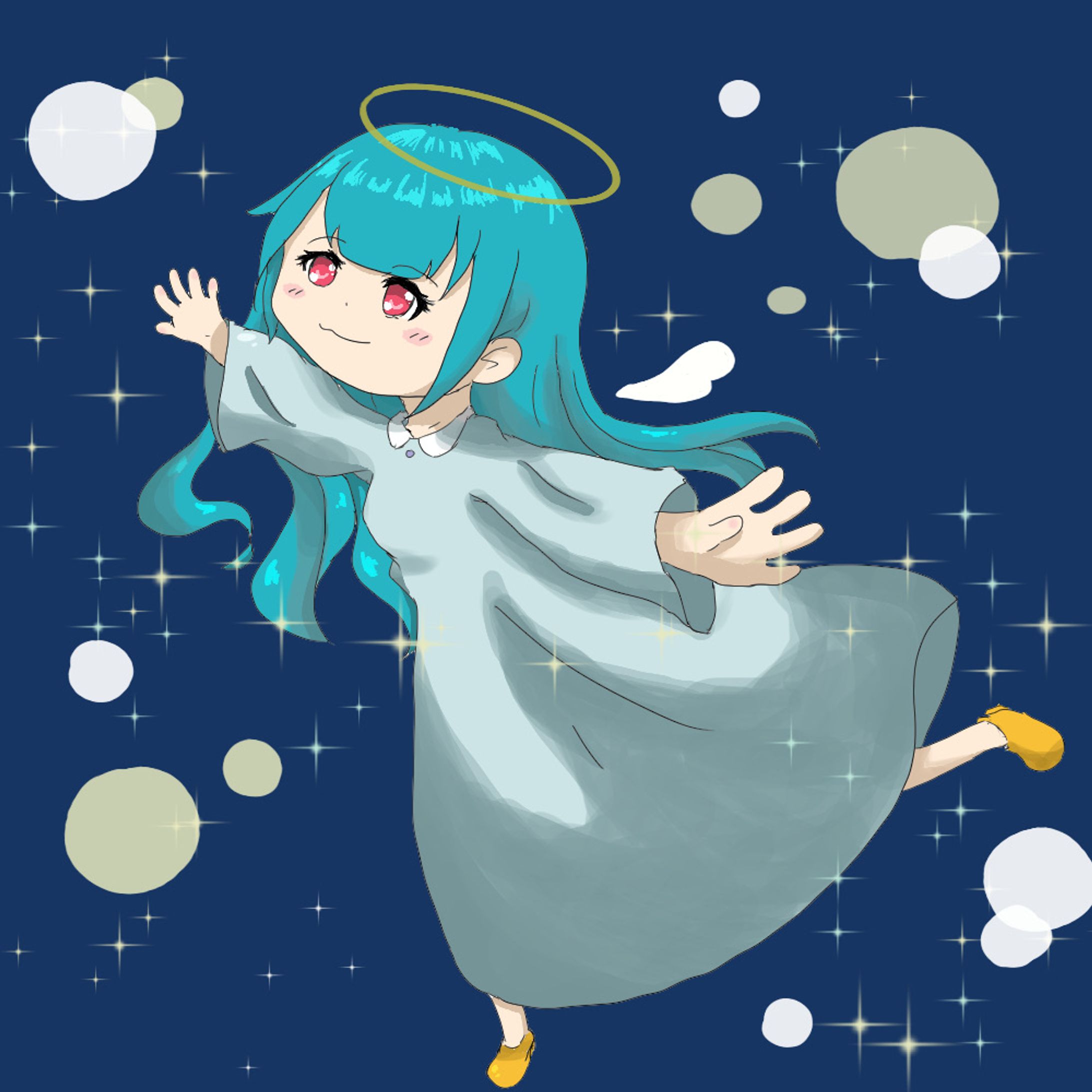 クリスタ初めて使った時の作品-1