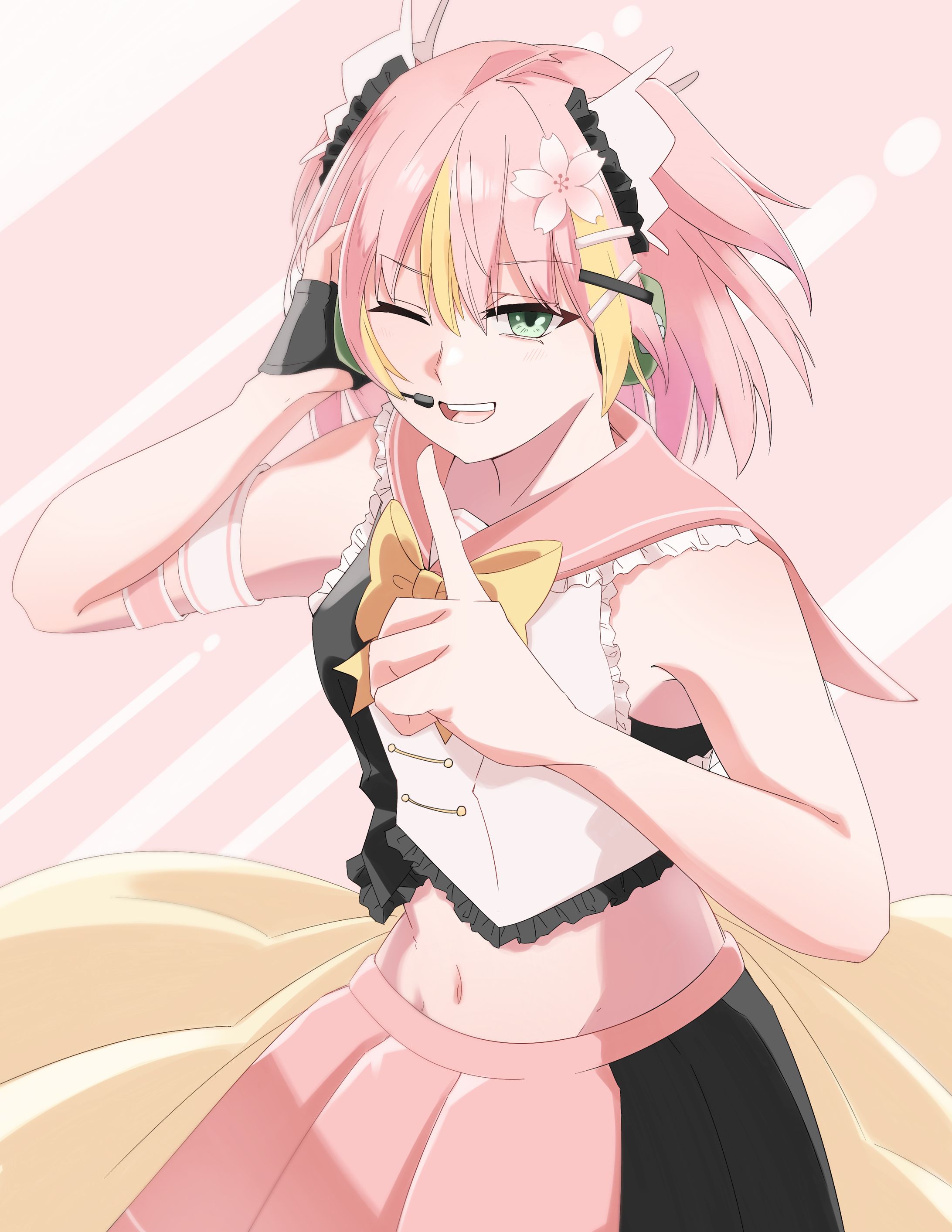 晴山かぐらチェキ風カード　アイドル-1