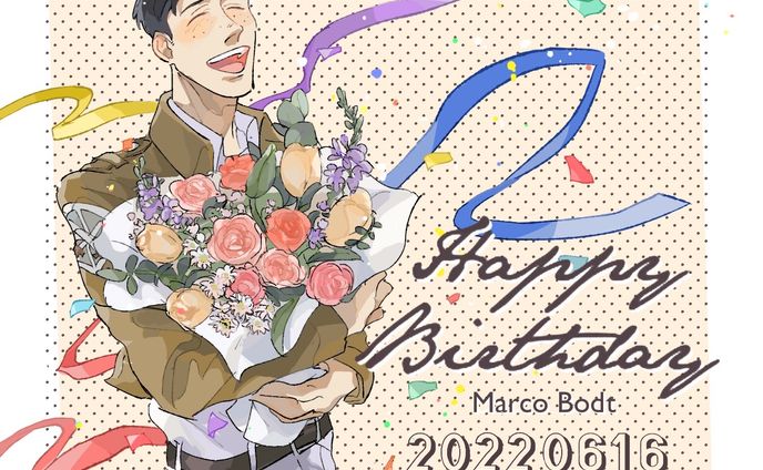 【二次創作】AOTマルコ誕生日イラスト
