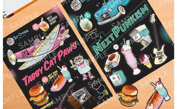 ステッカーデザイン