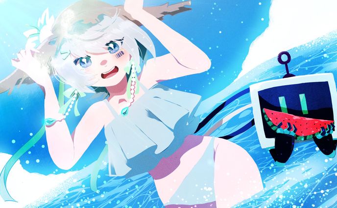 翡翠エイト　シチュボイラスト