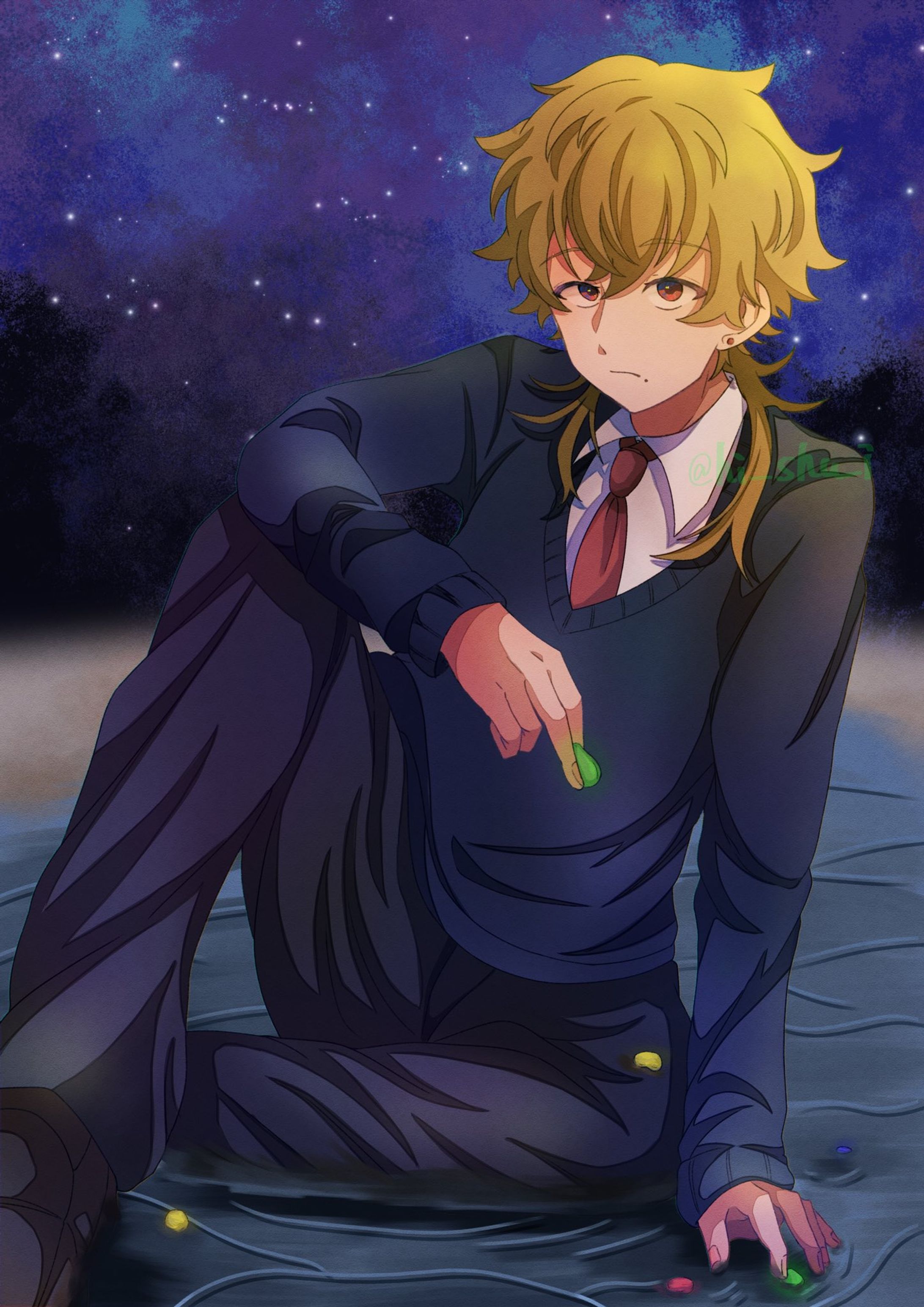 創作 シーグラス-1