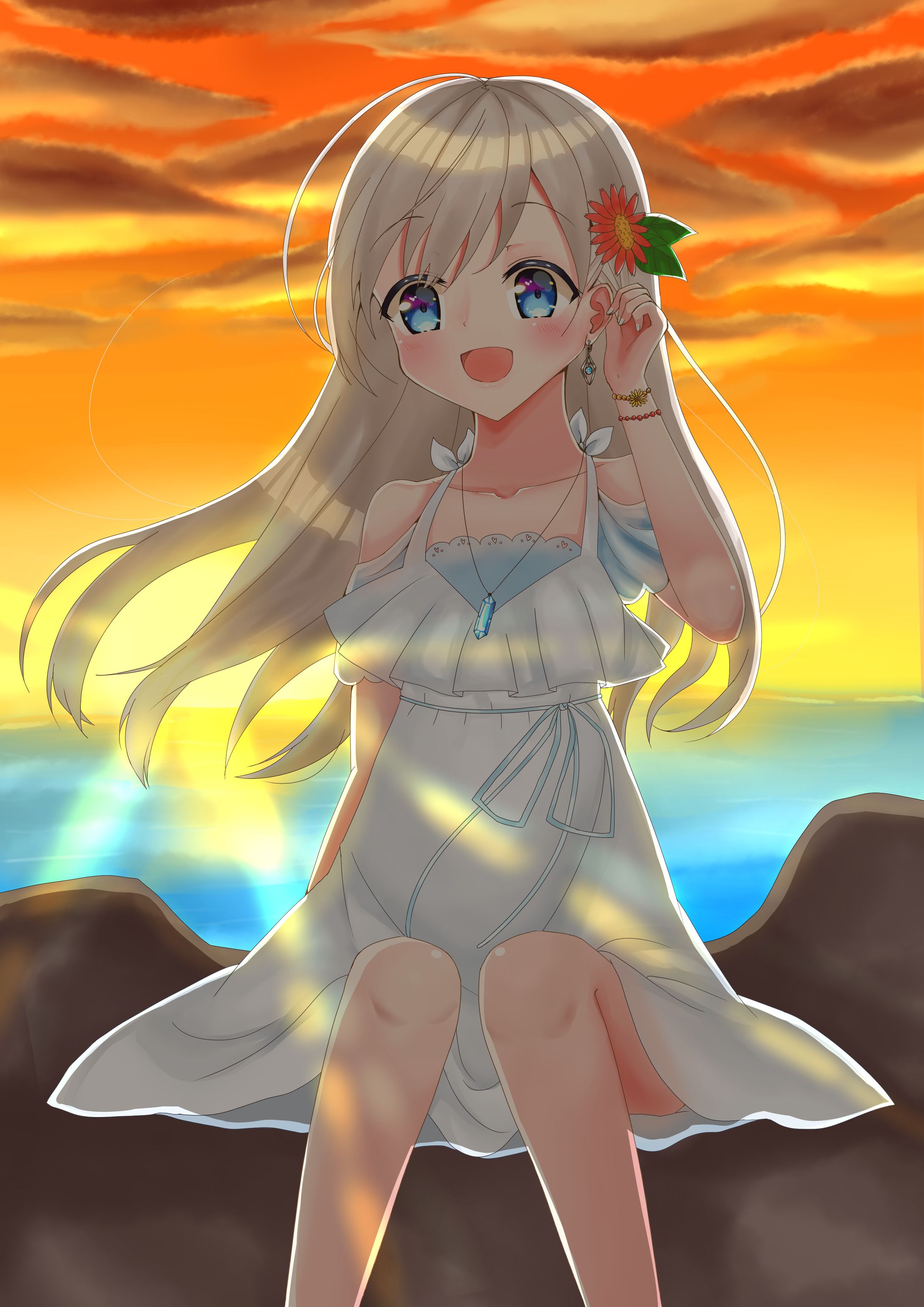 あたたかい夕日に包まれて。-1