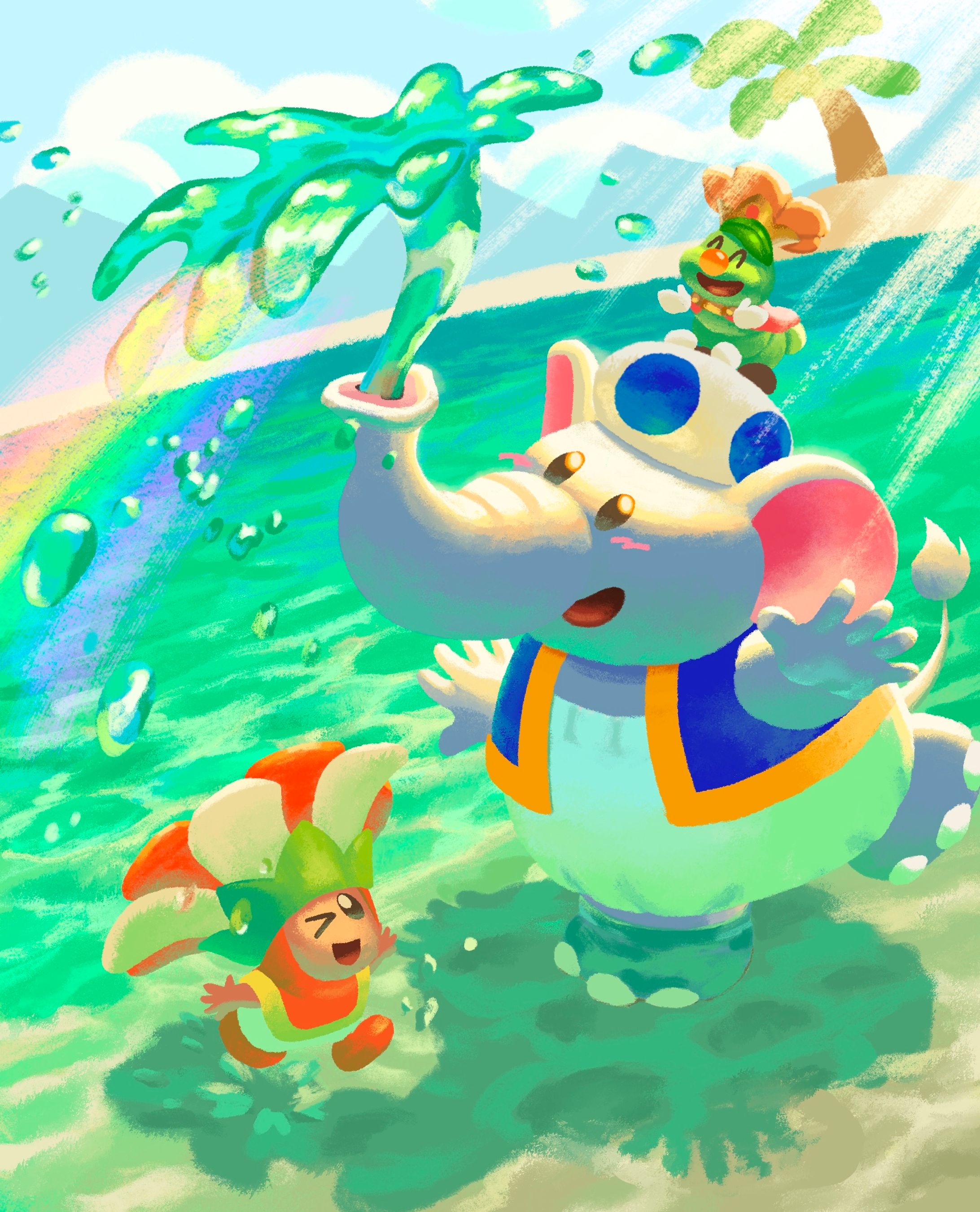 SUPER MARIO BROS. WONDER ファンアート-1
