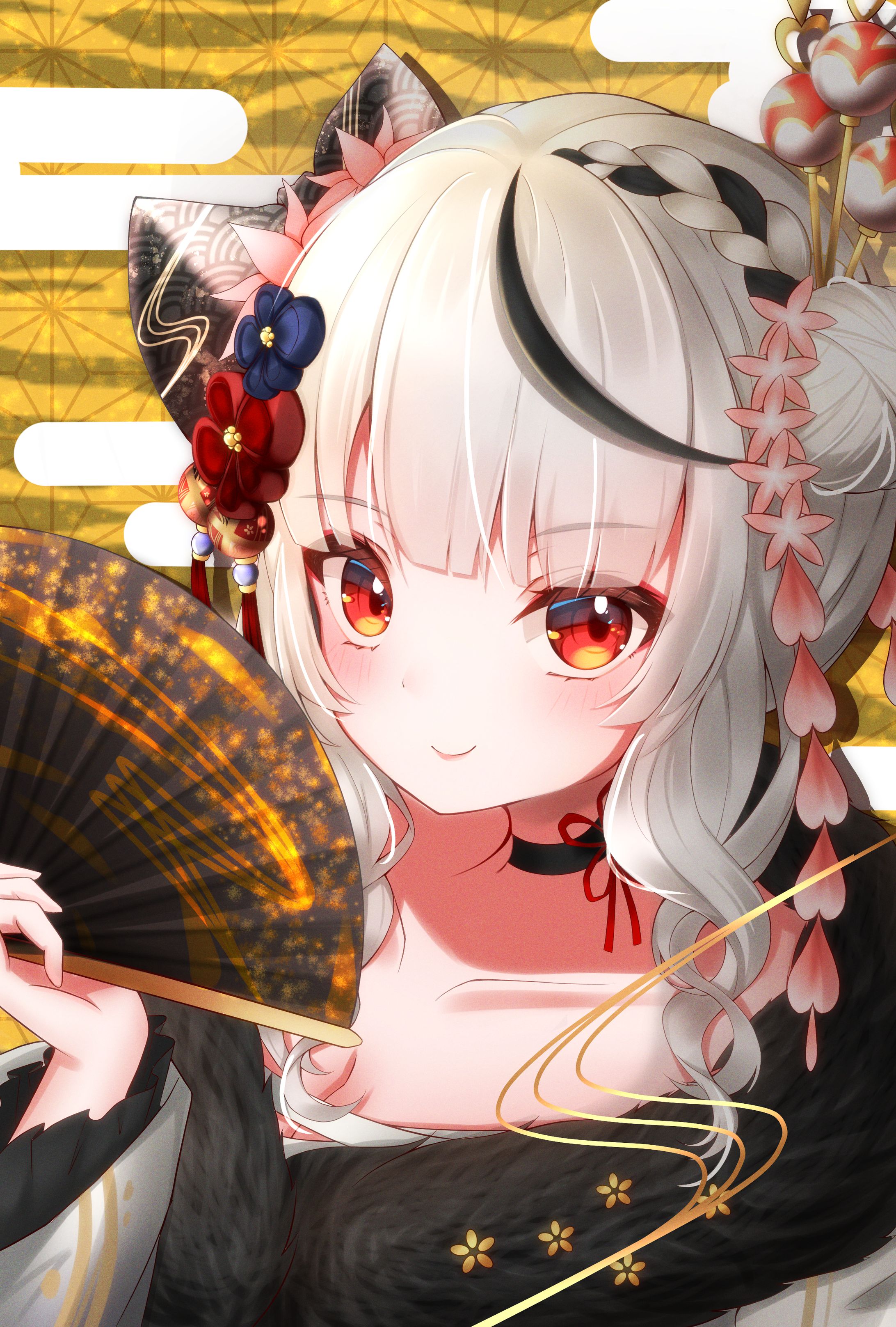 【FA】沙花叉クロヱ 2022謹賀新年イラスト-1