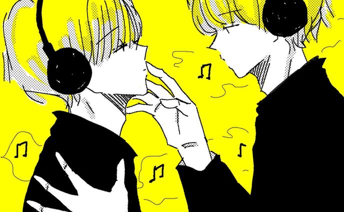 🎧ﾟ｡.•♬

1枚目…『君と奏でる』

デジタルペンが最近のお気に入りです。。。
ちょっとガタガタ線が荒いのですが、
スラスラ描きやすくて好きなんです…。
漫画の下書きは最近ずっとこのペンを
使っています。
黄色が真っ先に浮かんで来たので、
captors 様の『黄色展』にも
参加させて頂きました𓈒◌

2枚目…お気持ち漫画。

音楽について、
また男の子に代弁してもらいました。。。
私は車の中でよく音楽を楽しむのですが…
音やリズム、歌詞から色々妄想を膨らませるのが大好きです。
（漫画のネタは大抵ここから生まれます）

悲しい気分の時は聴きながら涙を流す事もありますし、（こういう時に前回語った『後悔』も思い出してしまう事があるんですよねー…）
テンション上げたい時はアップテンポのものを選んで気分を盛り上げています。
1人で浸るには音楽って最高🥹
歌は歌詞も重視派です。

ちなみにうちの猫はピアノの曲が好きなようで？流すと一緒に尻尾がふわふわ動いています。
→からの大の字コース。。たまらない…
リラックス効果抜群なのでしょうね🥹

3枚目…字なしで。

ではでは長くなりました。
ここまで読んで下さった方、有難うございます‼︎
（夜に投稿するつもりが一瞬で眠ってしまいました…）
沢山の中から見つけて下さり有難うございます.•♬

#音楽 
#音楽のある生活 

#創作イラスト
#男の子イラスト 
#男の子2人 
#創作男子 
#男子イラスト 
#創作男子イラスト 
#男性イラスト 
#男の子を描くのが好き 
#絵描きさんと繋がりたい 
#イラスト好きな人と繋がりたい 
#イラスト
#ショート漫画 
#漫画 
#漫画エッセイ 
#漫画好きな人と繋がりたい 
#軽美術部 
#軽美術部のみんなでフォローし合おう 

#anipiccom 
#anipraillustration 
#creatorsfile 
#captors 
@keivi.jp
@creatorsfile 
@anipraillustration