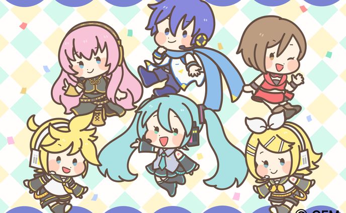 雪ミクスカイタウン　2019春グッズイラスト