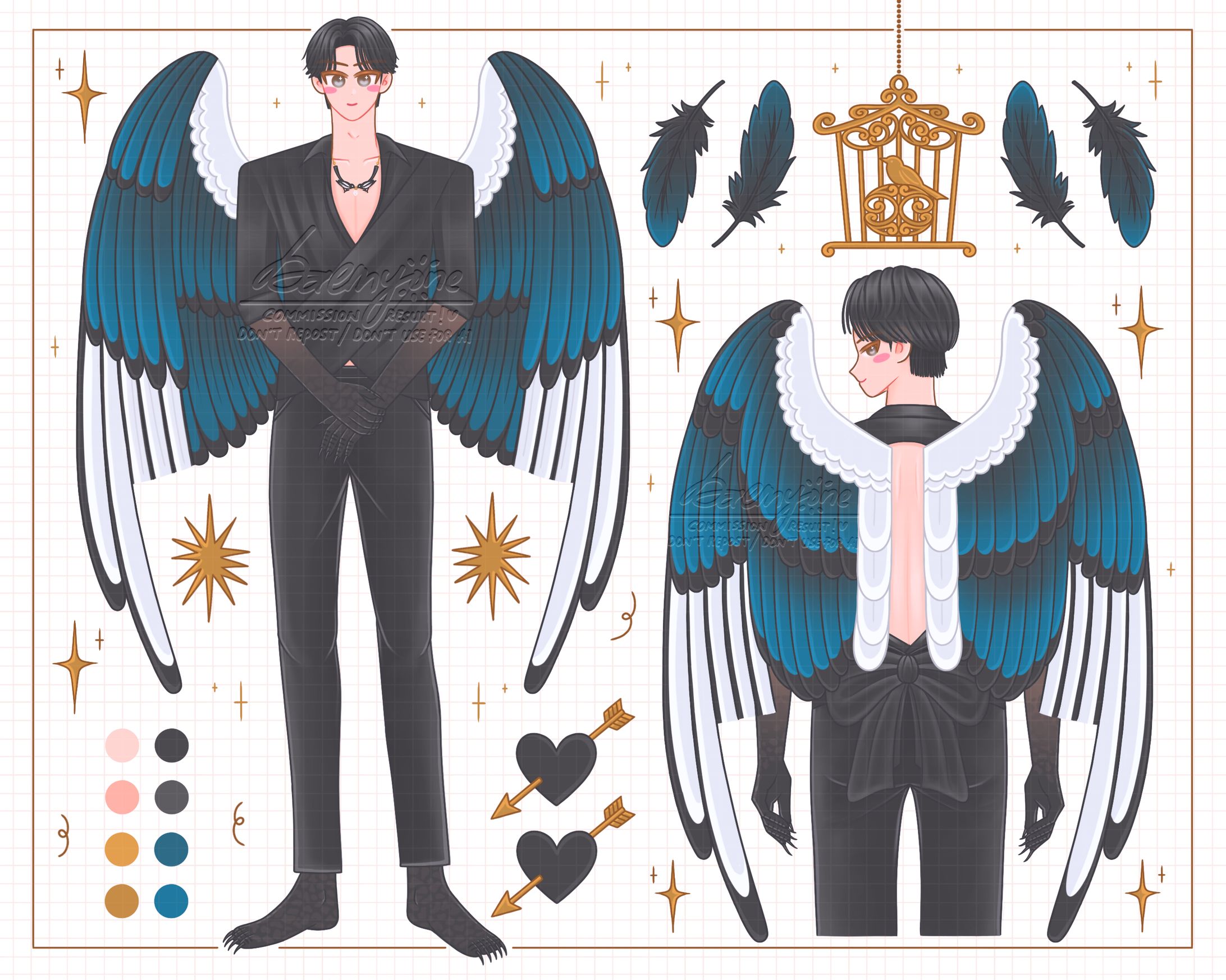 Character Sheet Illustration in Regular Style-1