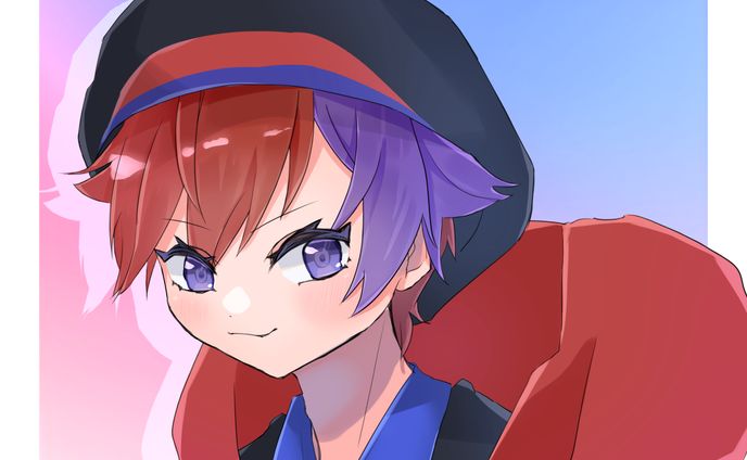 胸上イラスト