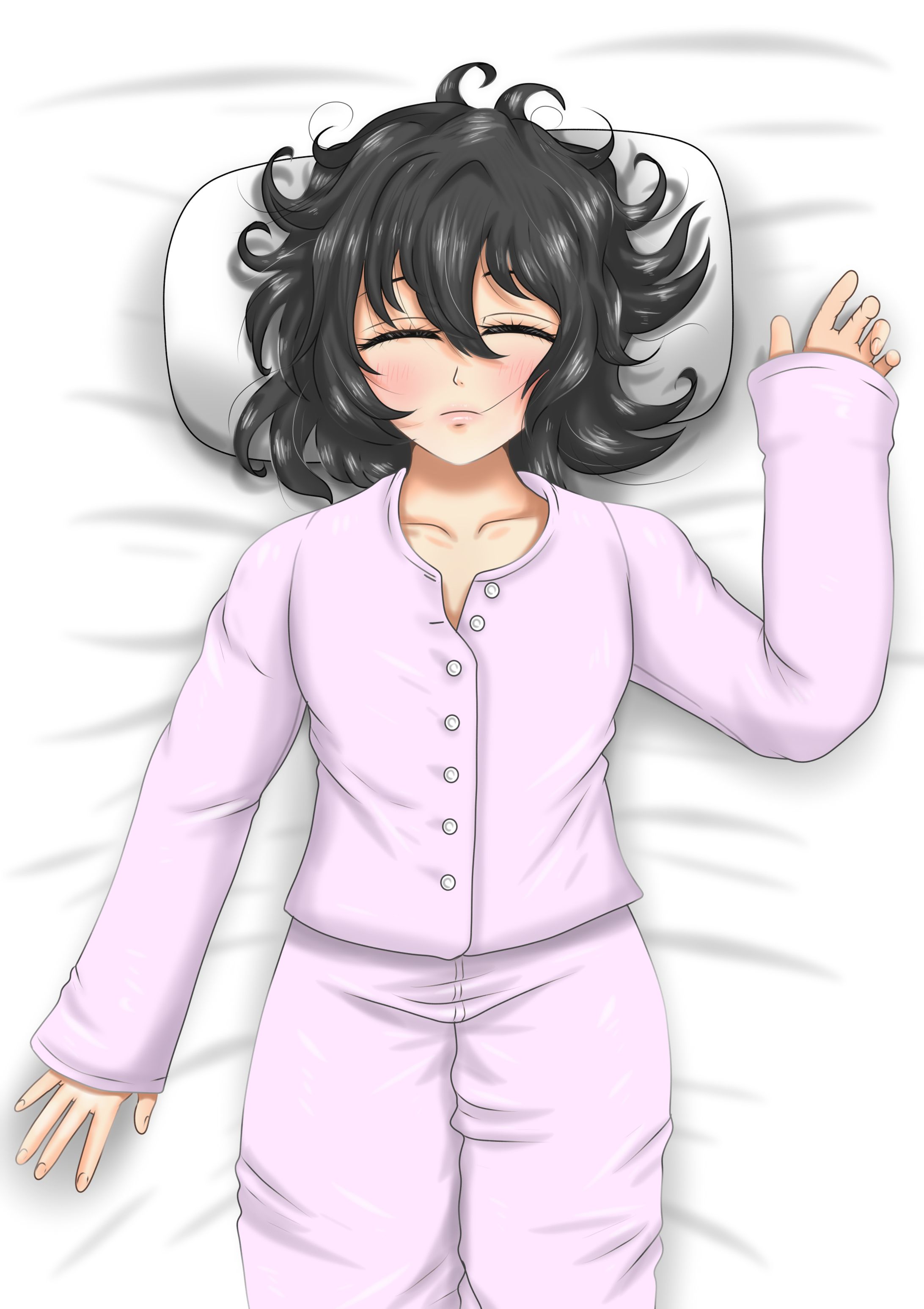 パジャマで寝るまゆちゃん-1