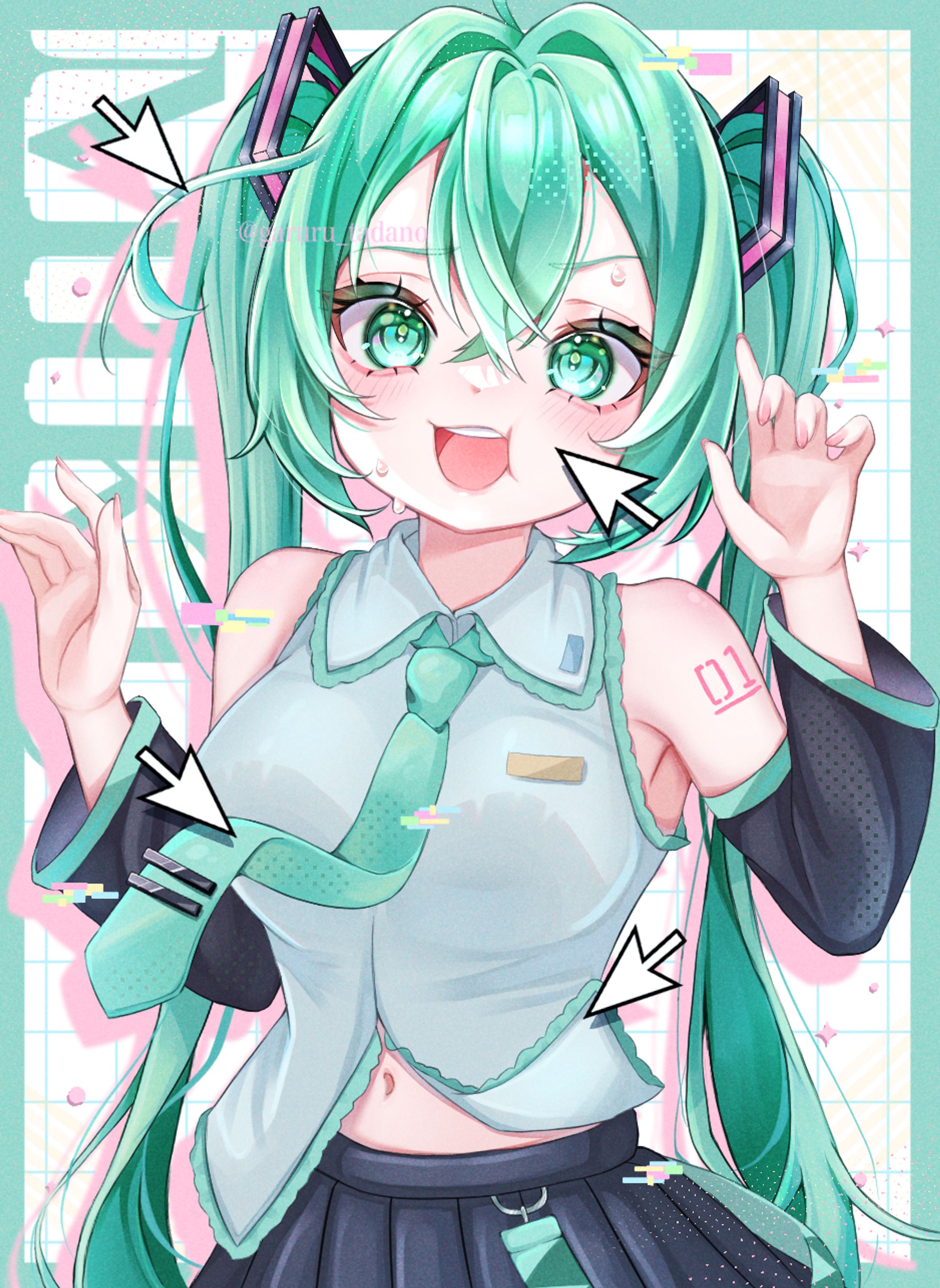 【趣味絵】初音ミク-1