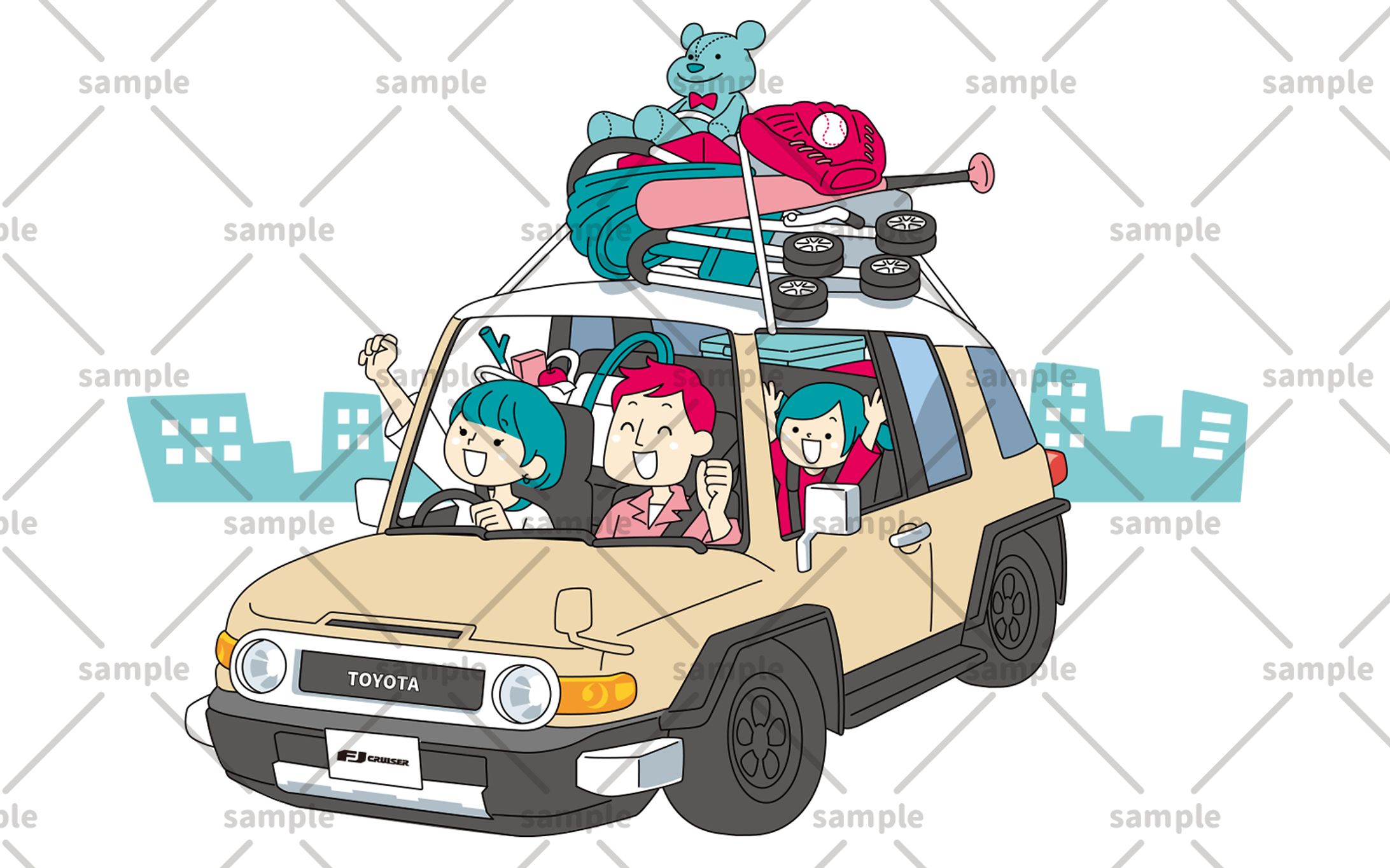 【株式会社リクルートカーセンサー様】イラスト、マンガ-1