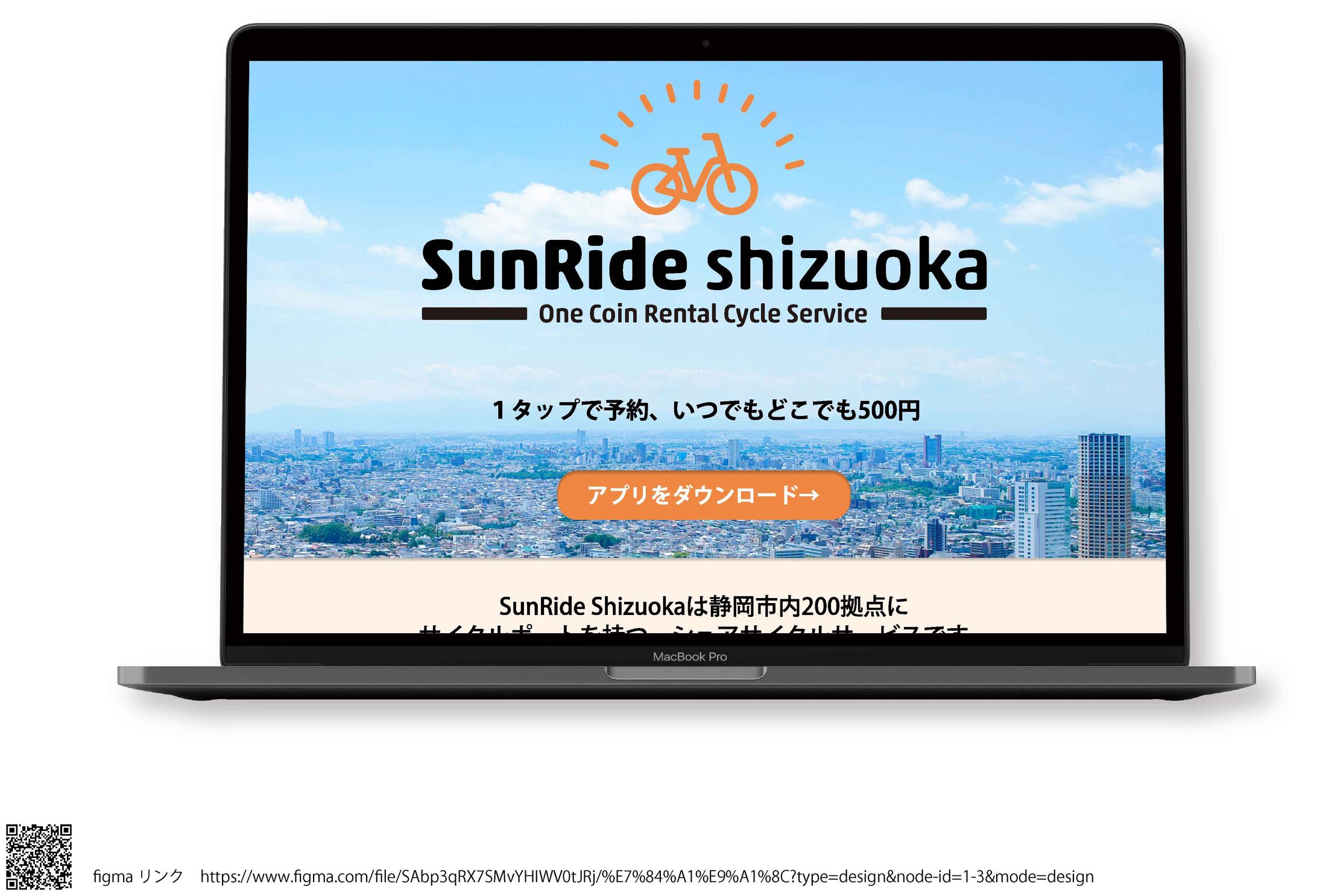 レンタルサイクルサイトとそのバナー-1