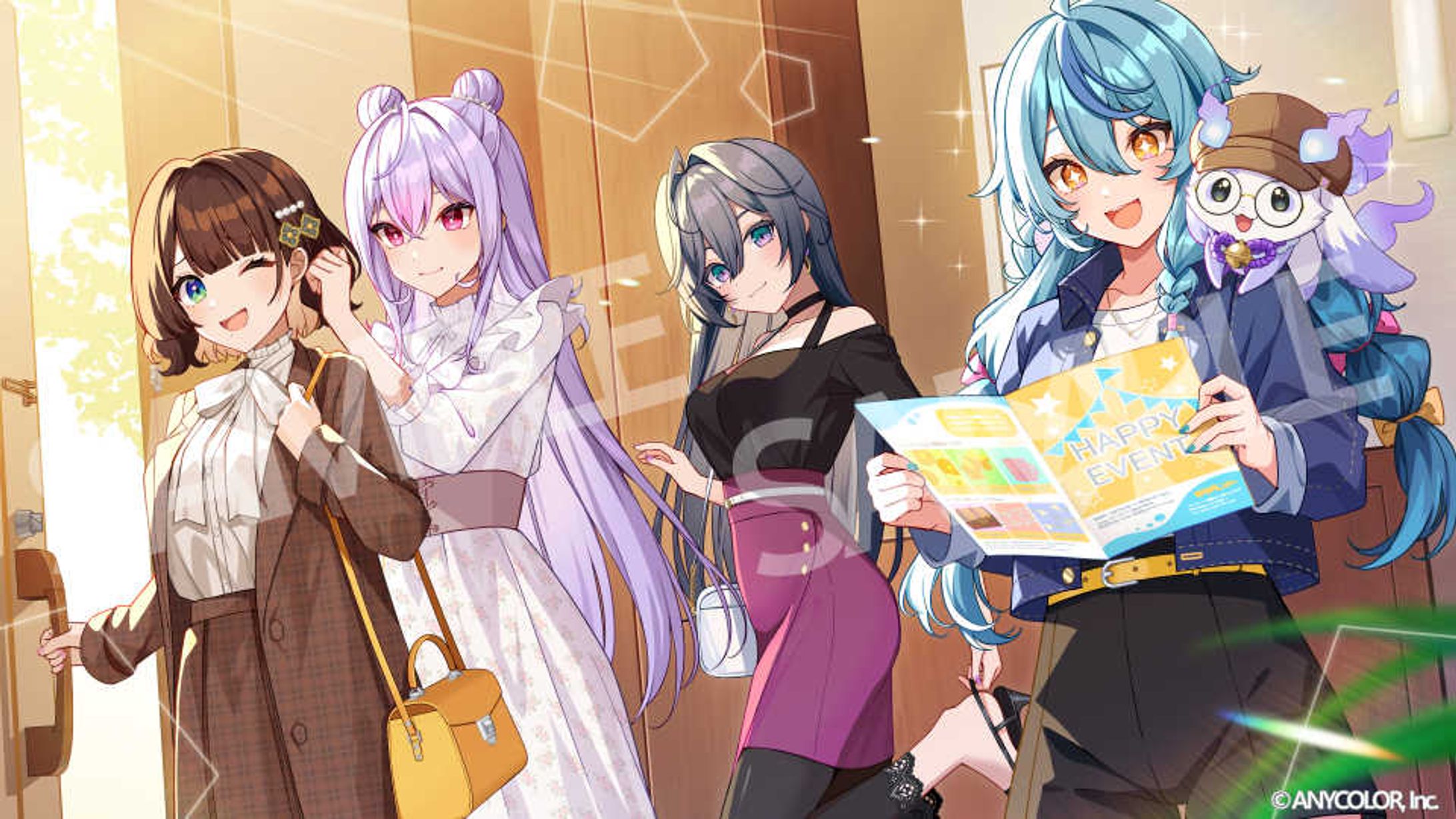 ANYCOLOR株式会社様「あやかき「家族パロディボイス」世界観イラスト」-1