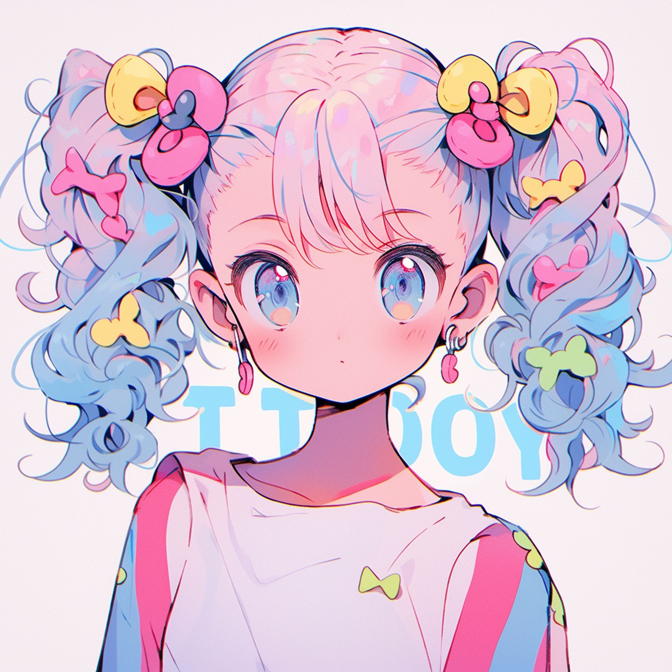 ツインテールの女の子-1