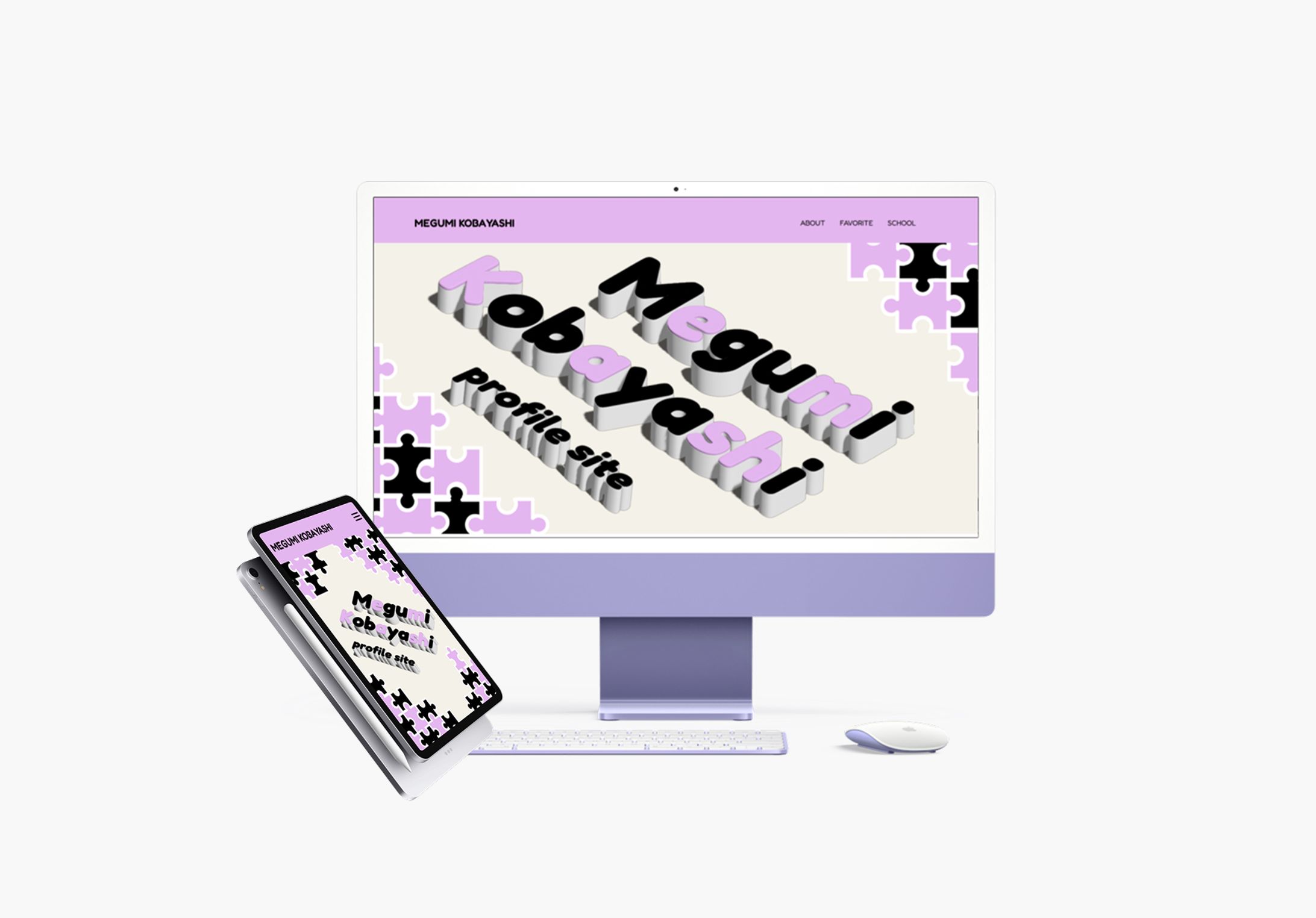 profile site （スクール課題）-1