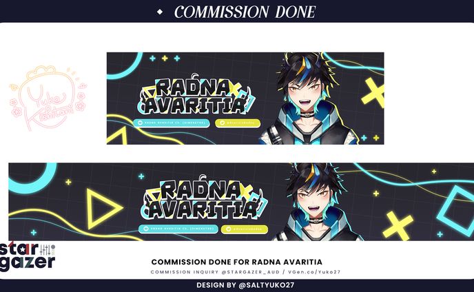 Radna Avaritia Social Banners