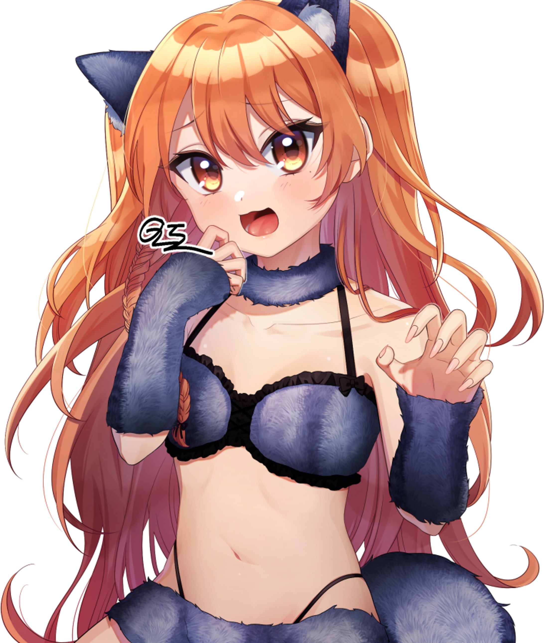 Vtuber飴三屋かんろ　ハロウィンボイスイラスト-1