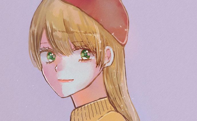 ベレー帽の女の子
