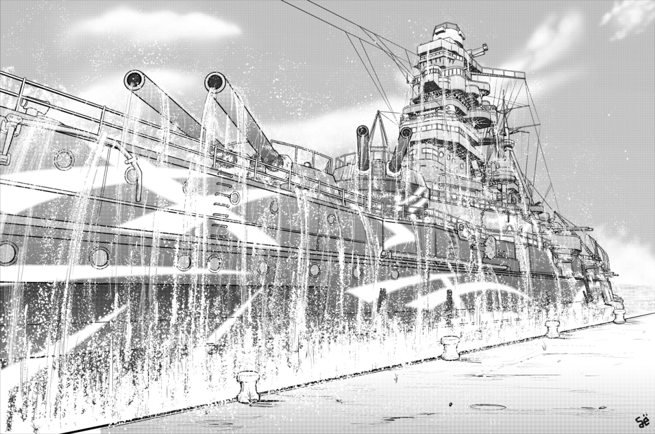 デジタル漫画背景-1