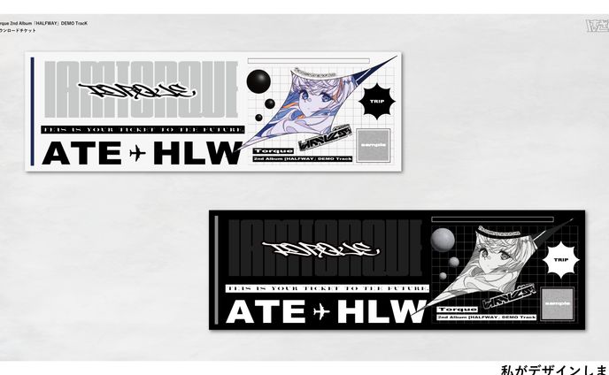 Torque 2nd Album「HALFWAY」DEMO TracK ダウンロードチケット