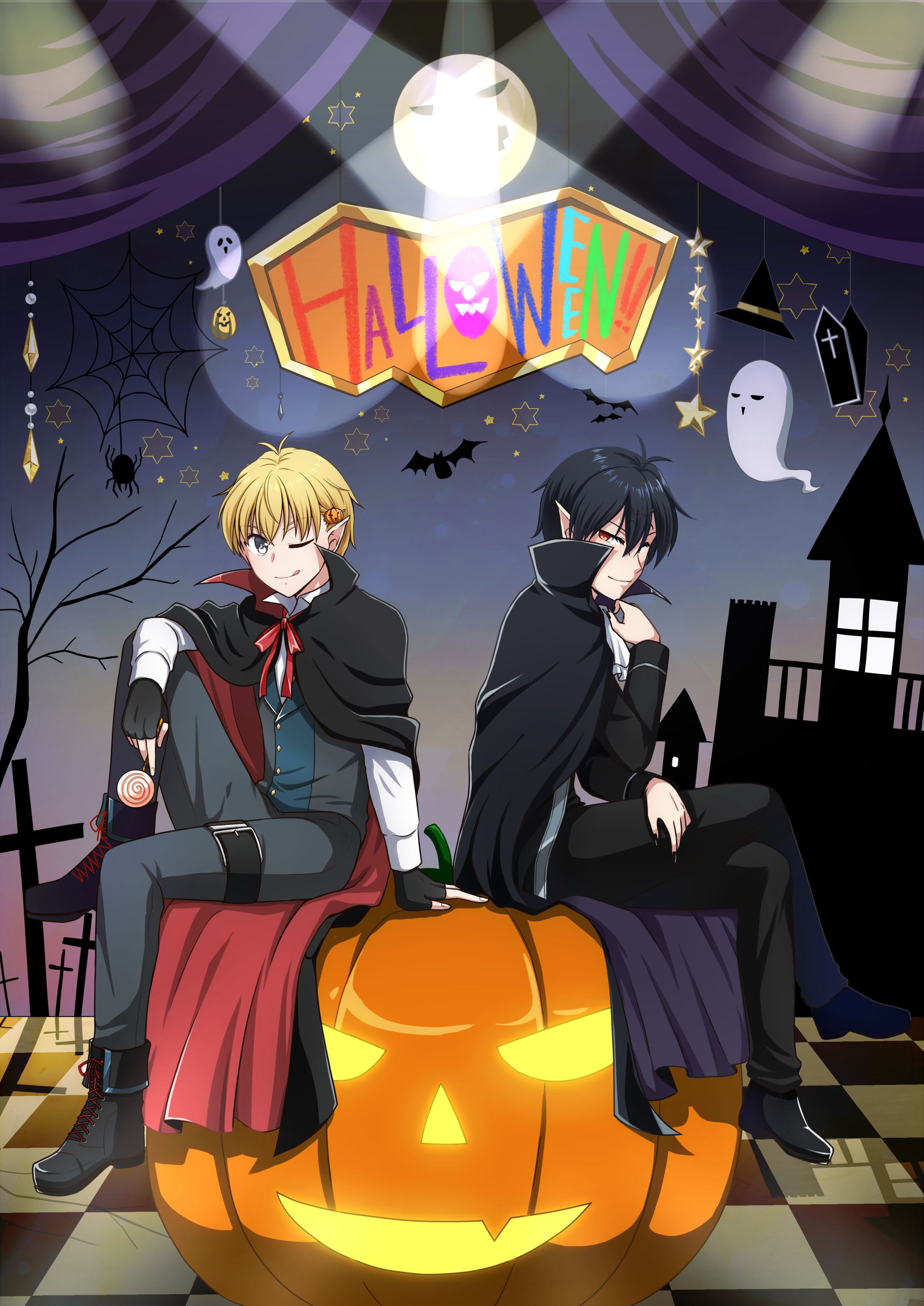 自創作ハロウィンイラスト-1