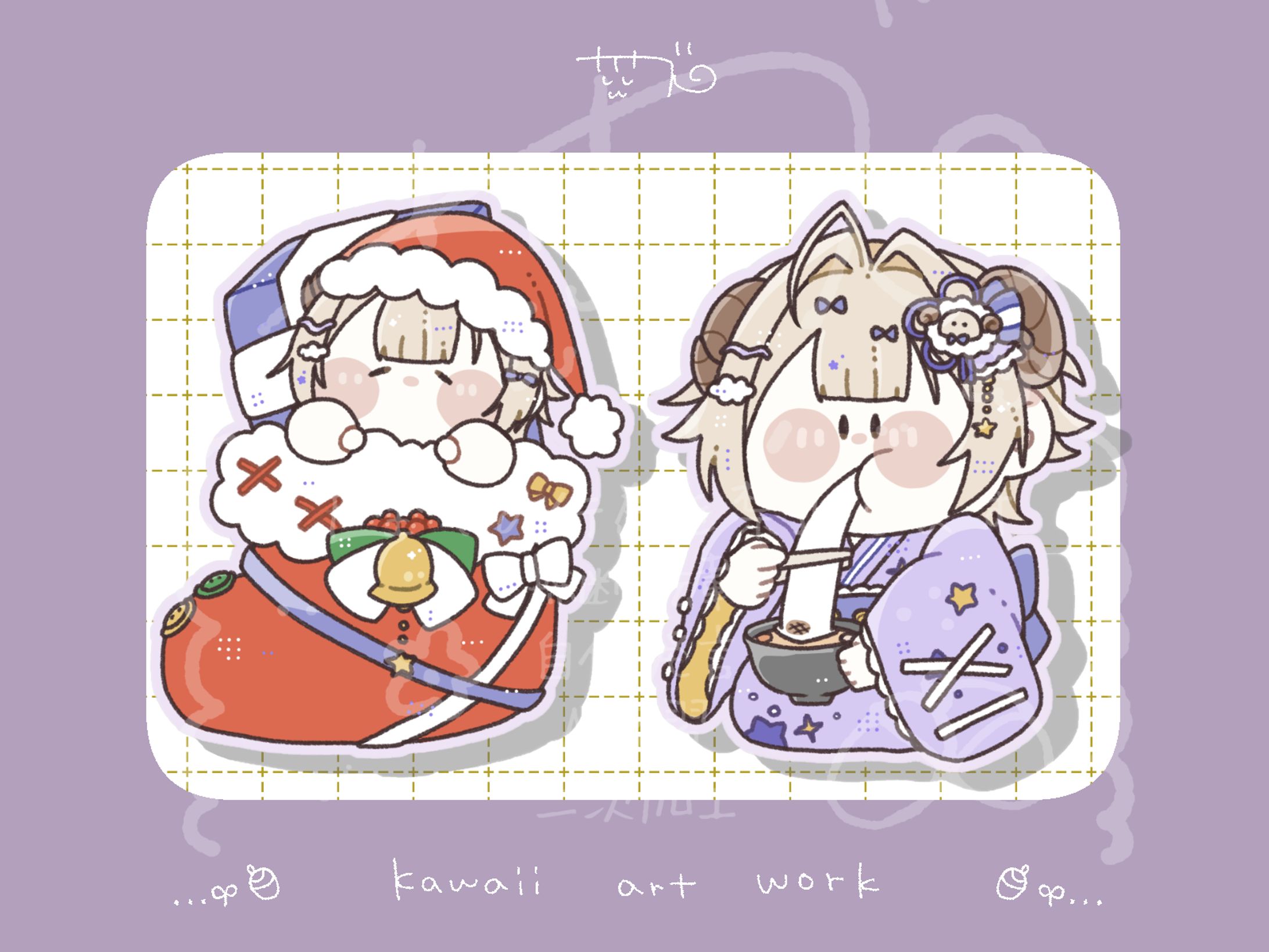 【ご依頼】量産SDイラスト/眠居めい様-1