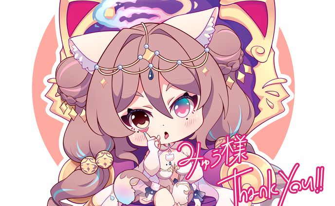 【VTuber】Myu様のご依頼「SD妊娠ニャミ」Throne Ver.
