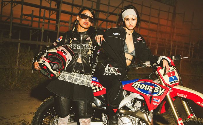 24AW HONDA | MOUSSY バイク/ヘルメットラッピングデザイン