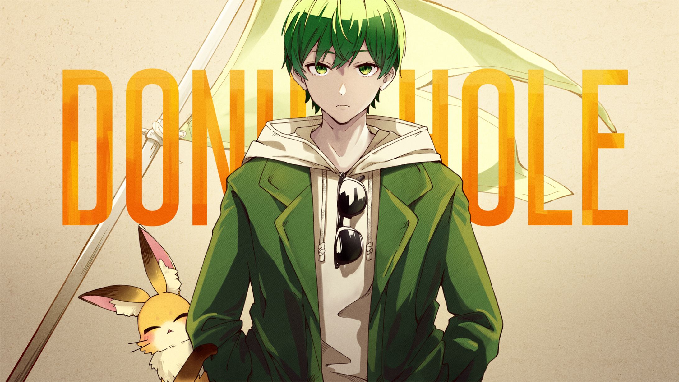 はたさこ様「ドーナツホール - ハチ(Cover)」MVイラスト-1