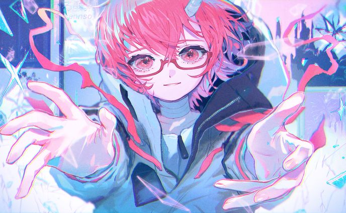 『ロストボイス』カシ・オトハ/MVイラスト