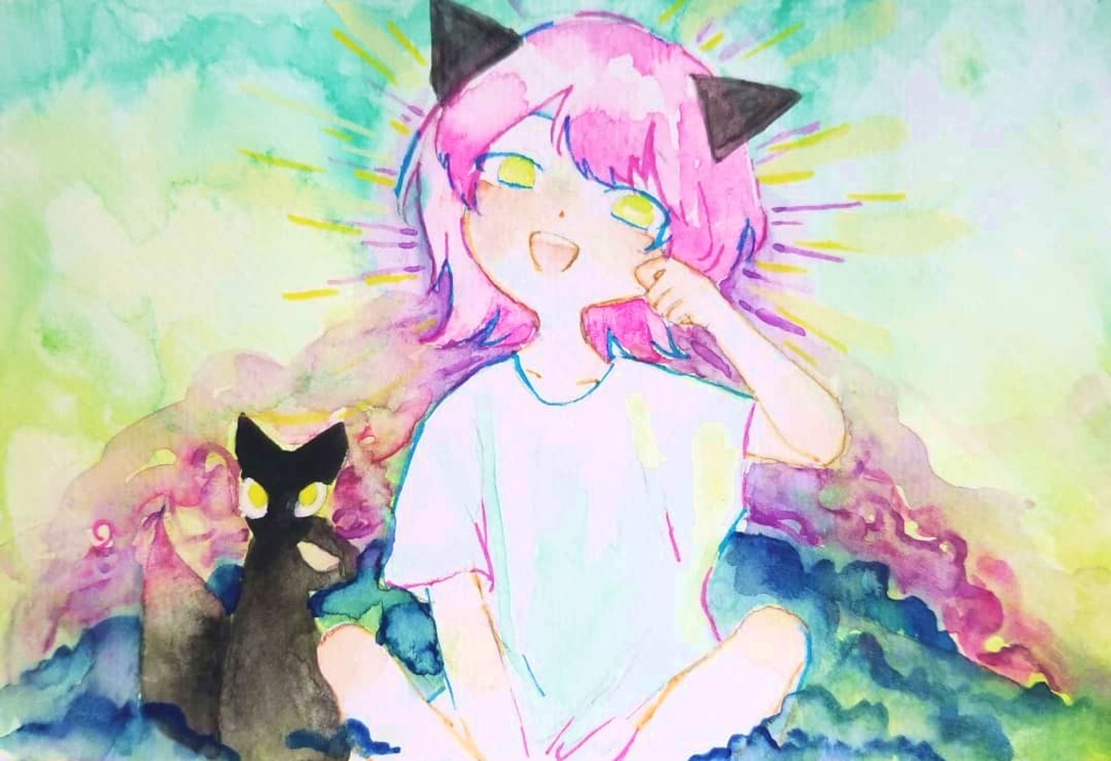 ポストカード お礼のイラスト-1
