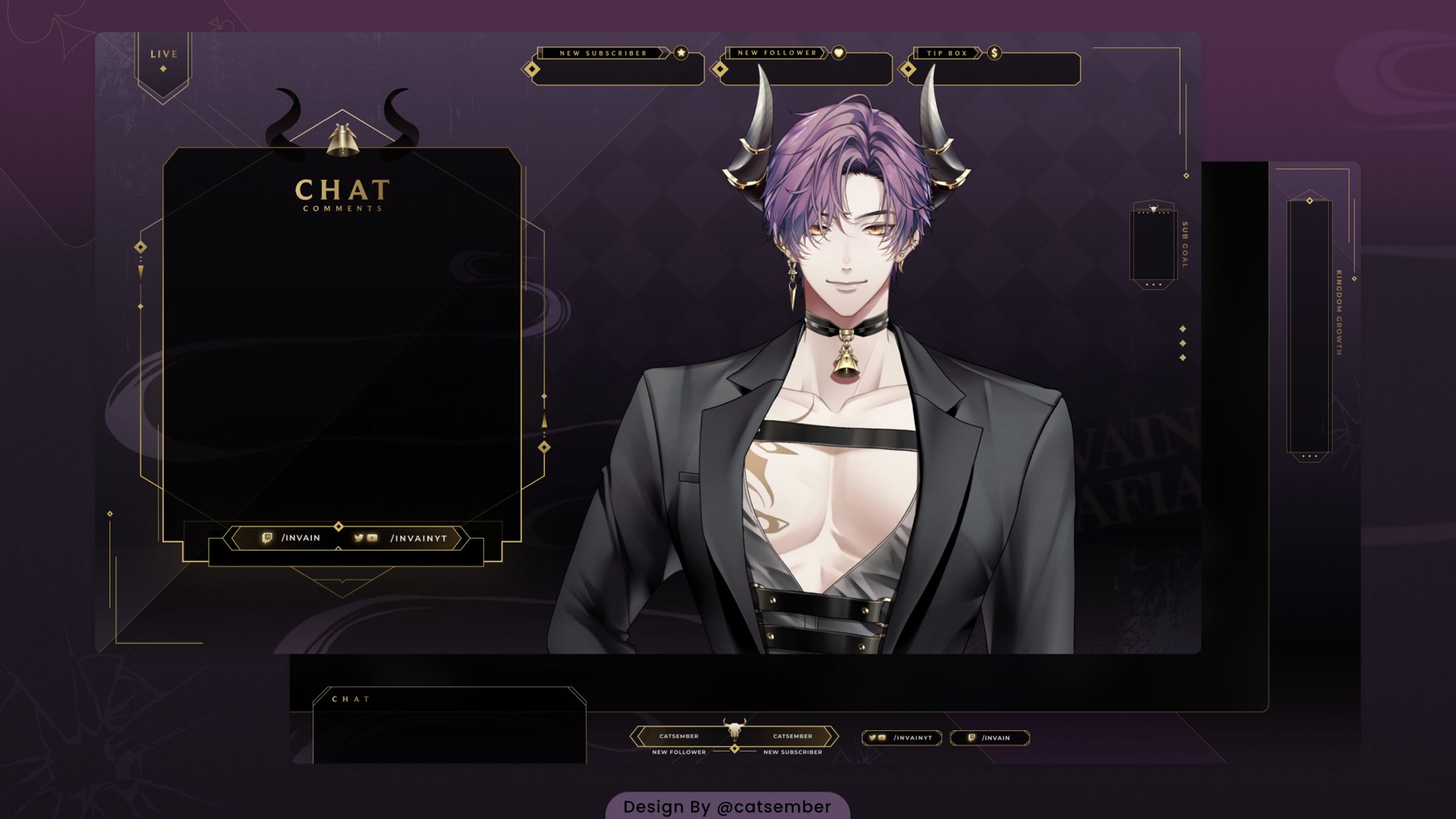 VTuber Overlays Desgin-1
