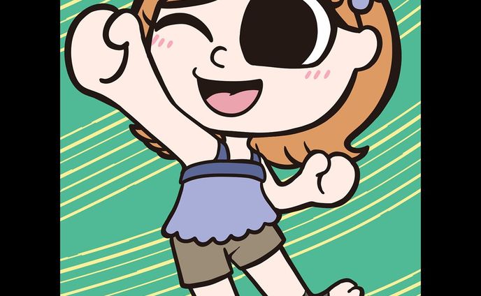 #ポップ #女の子 #ウィンク #かわいい #girl #cute #kawaii #wink #イラスト #illustration #digitalillustration #clipstudiopaint