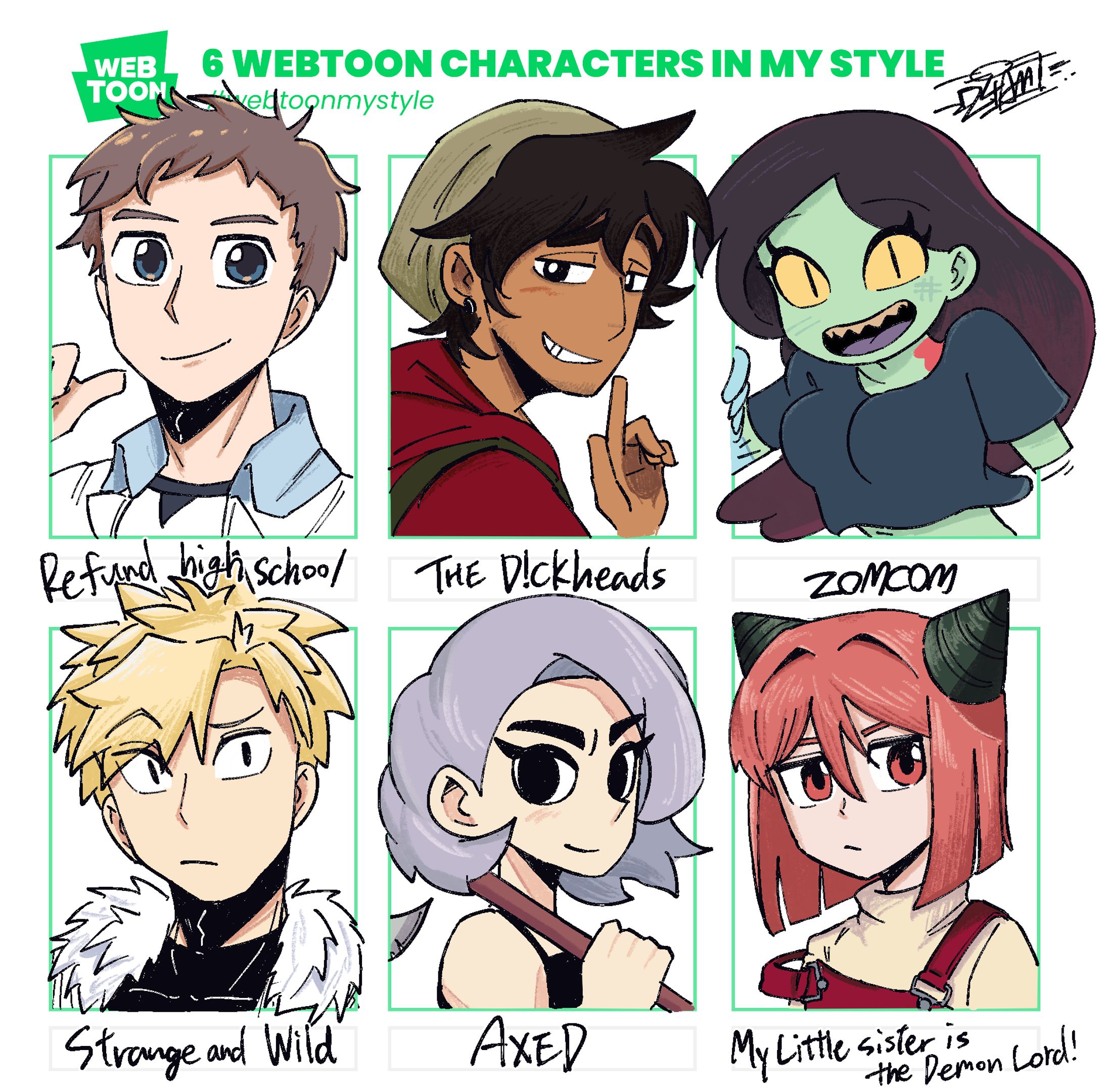 【ファンアート】webtooninmystyle-1