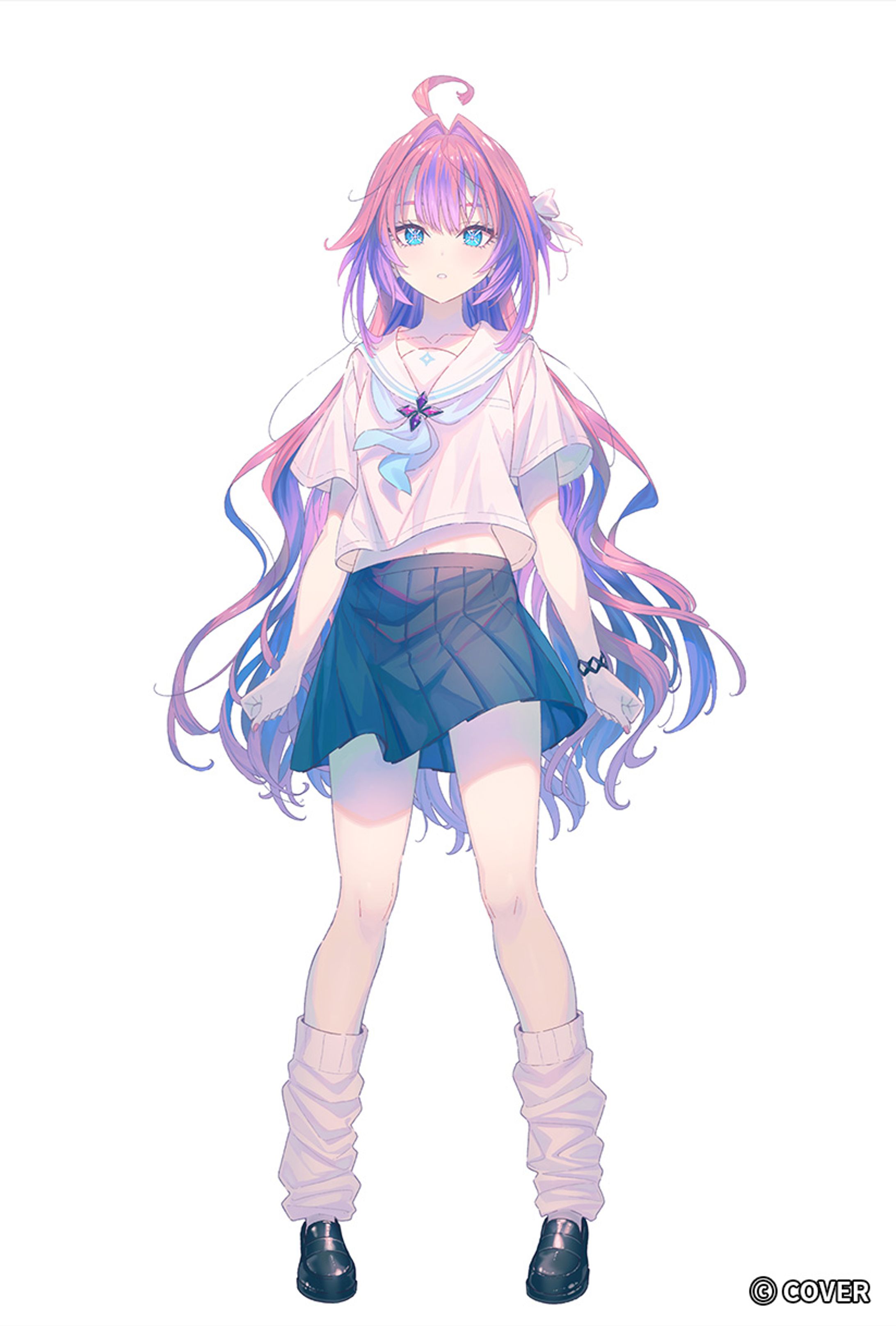 ミカヅキ/綺々羅々ヴィヴィ(cover)MVイラスト-1