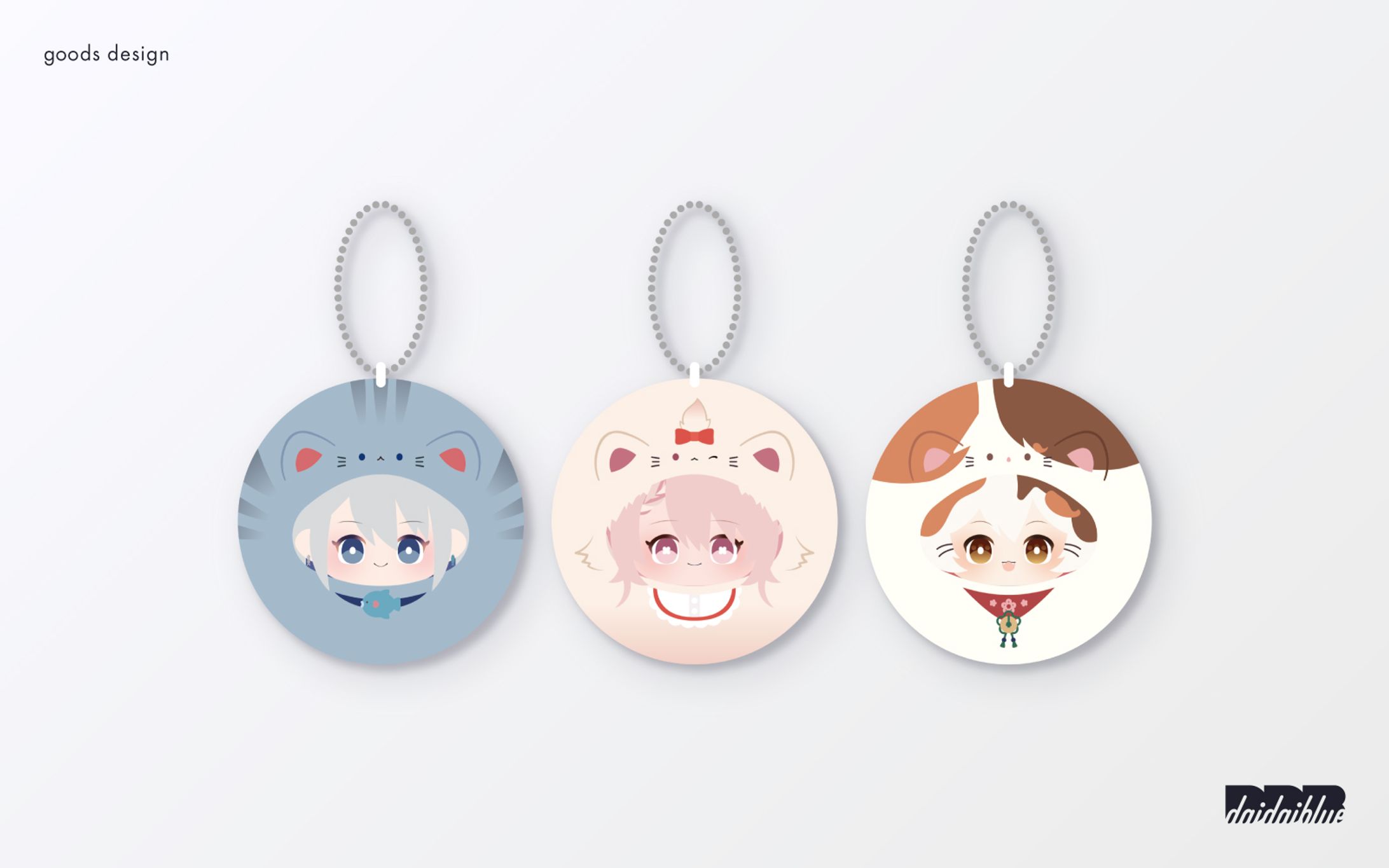 もちキーホルダー/ねこのよりみち-1