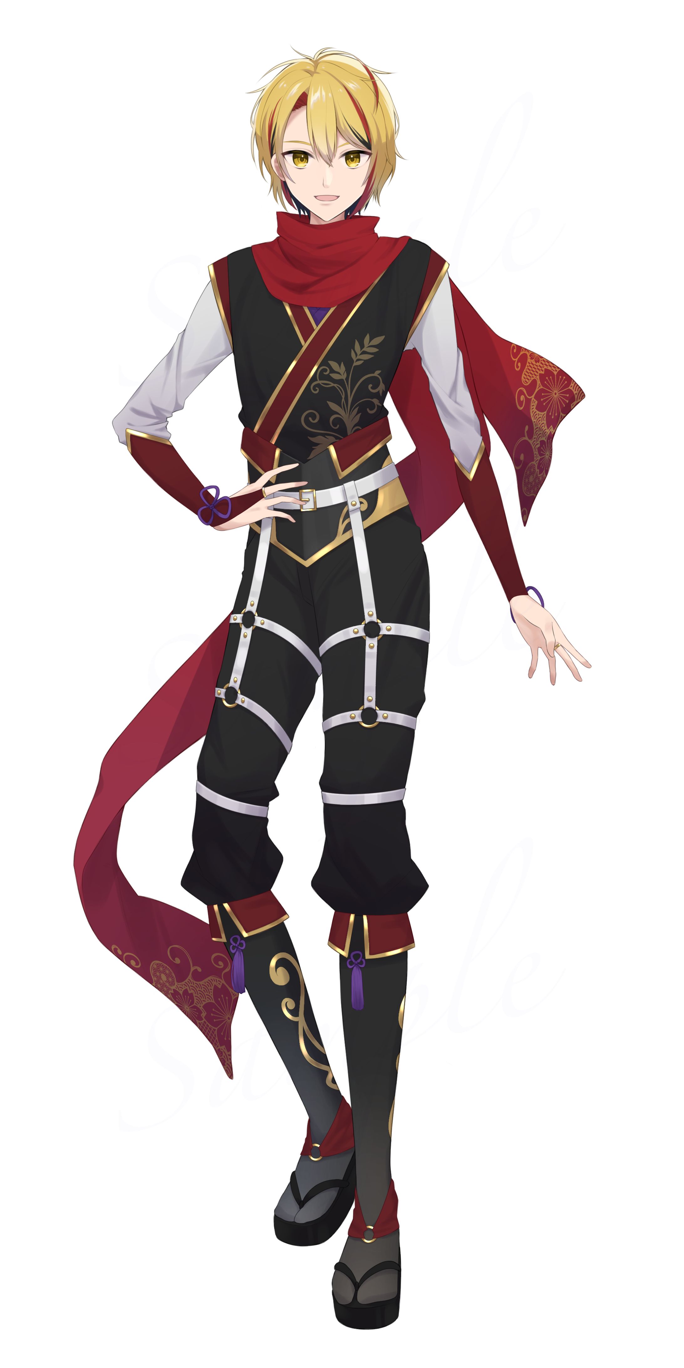 クリムゾンナイト様 キャラクターデザイン・立ち絵-1